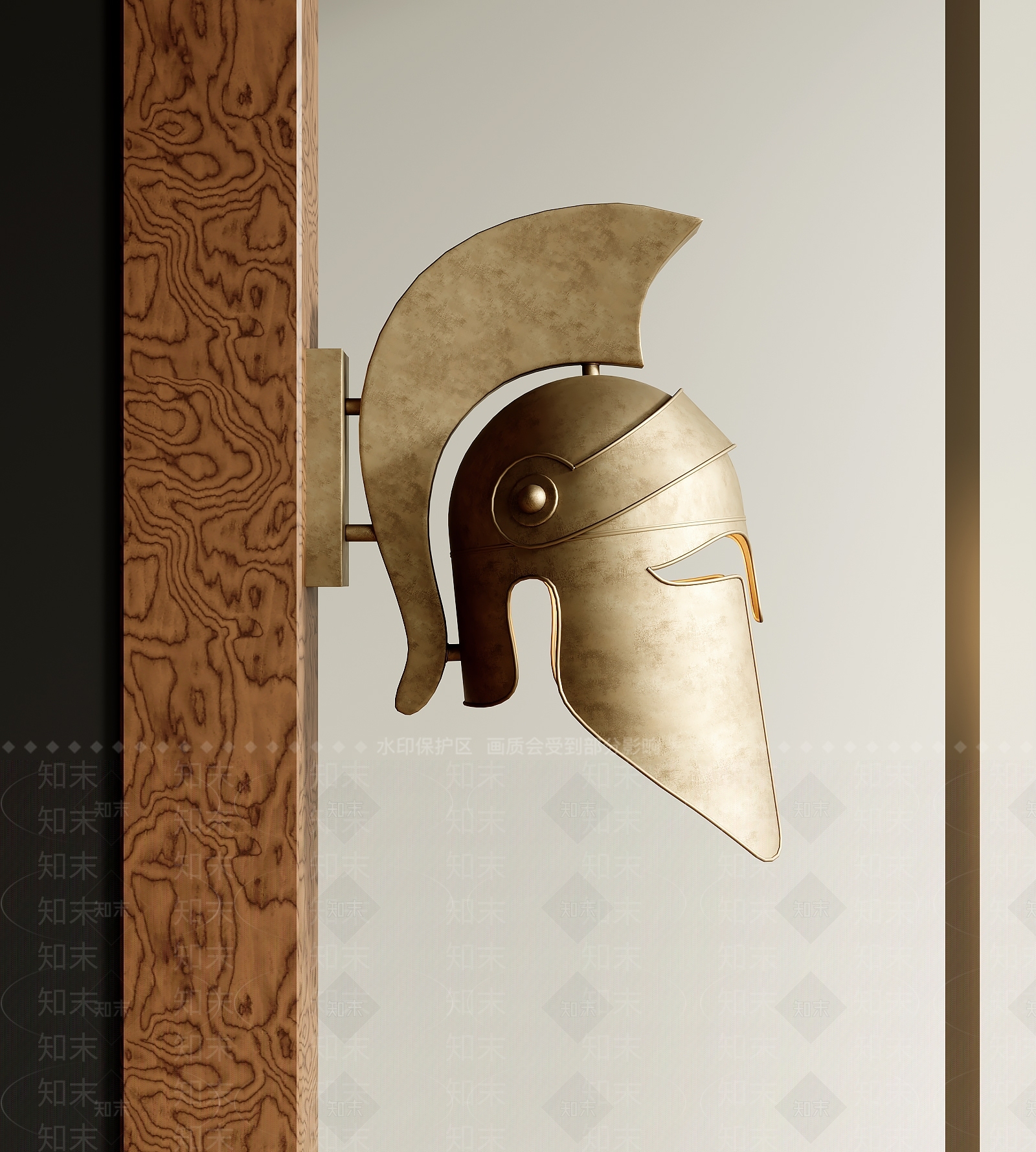 现代复古壁灯3D模型下载【ID:1199632238】