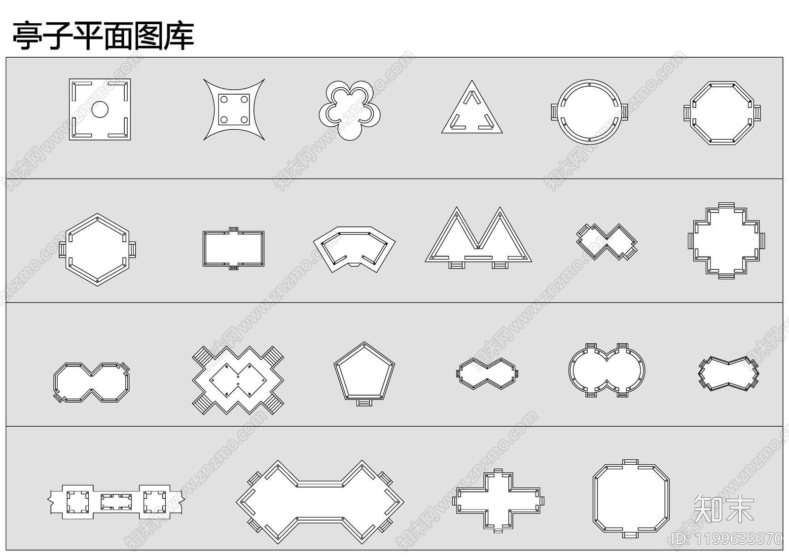 现代新中式其他图库施工图下载【ID:1199633370】