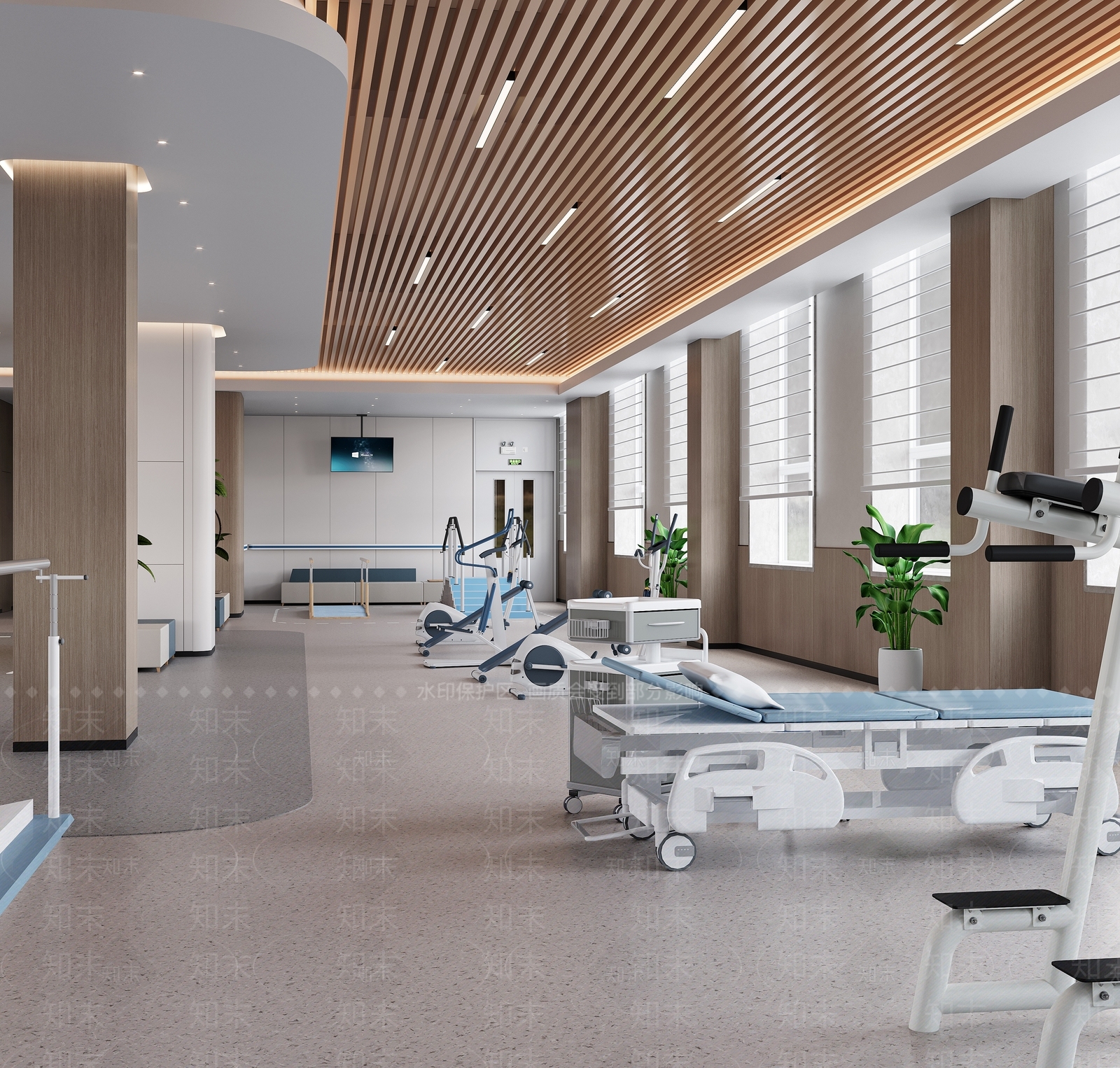 现代医院大厅3D模型下载【ID:1199634729】
