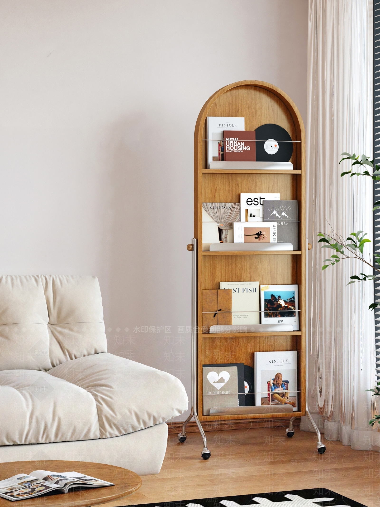 现代中古书架SU模型下载【ID:1199639144】