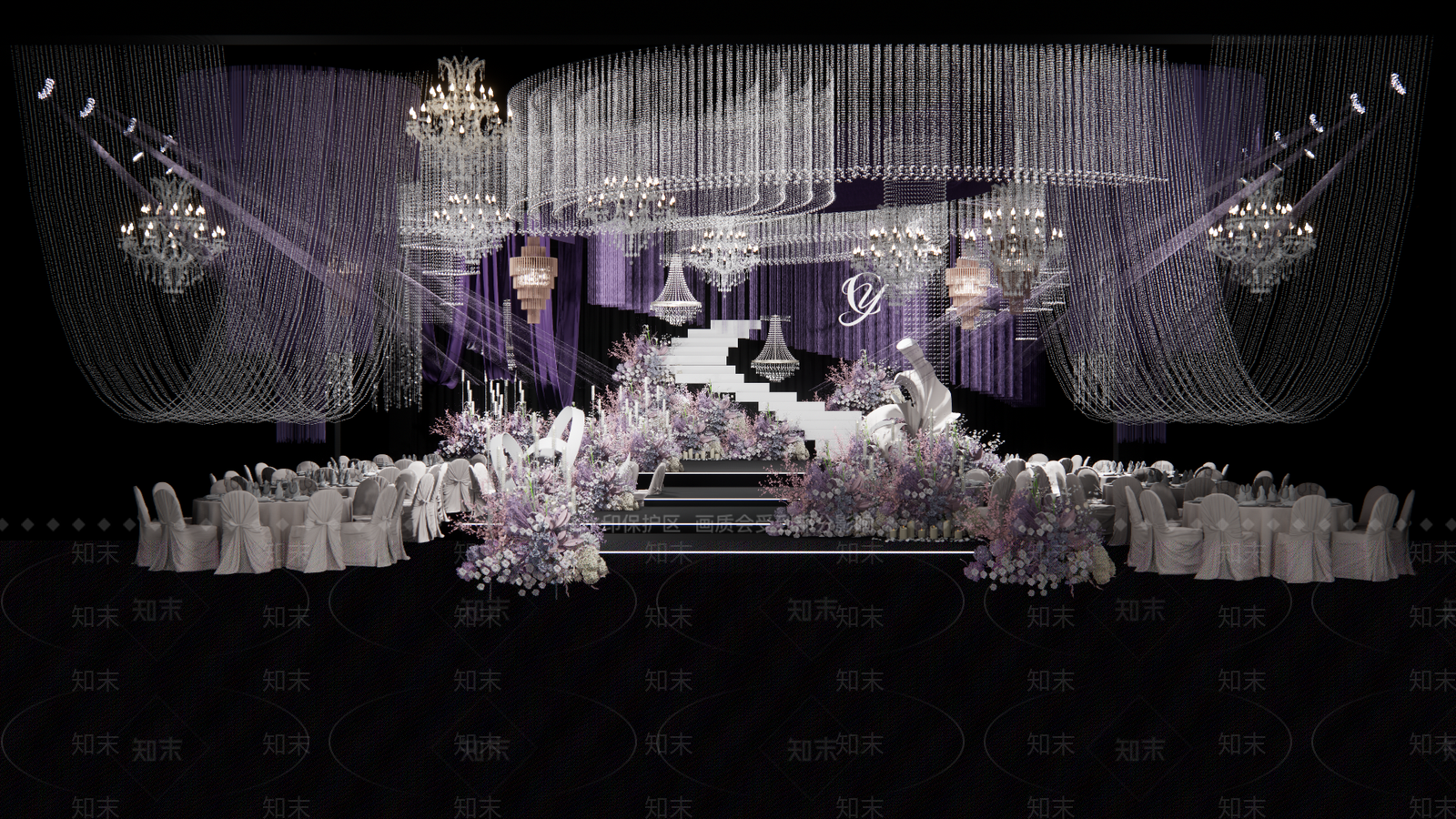 现代室内舞台SU模型下载【ID:1199640798】