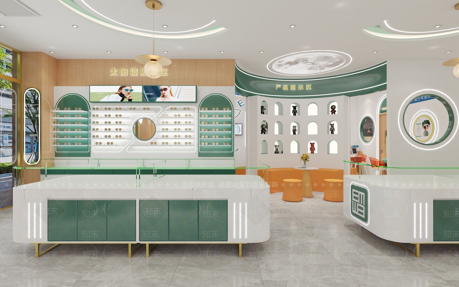 现代眼镜店3D模型下载【ID:1199646812】