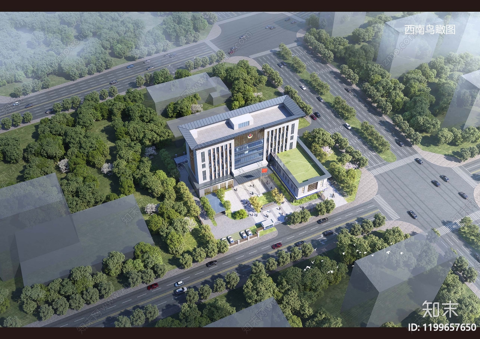 新中式现代派出所下载【ID:1199657650】