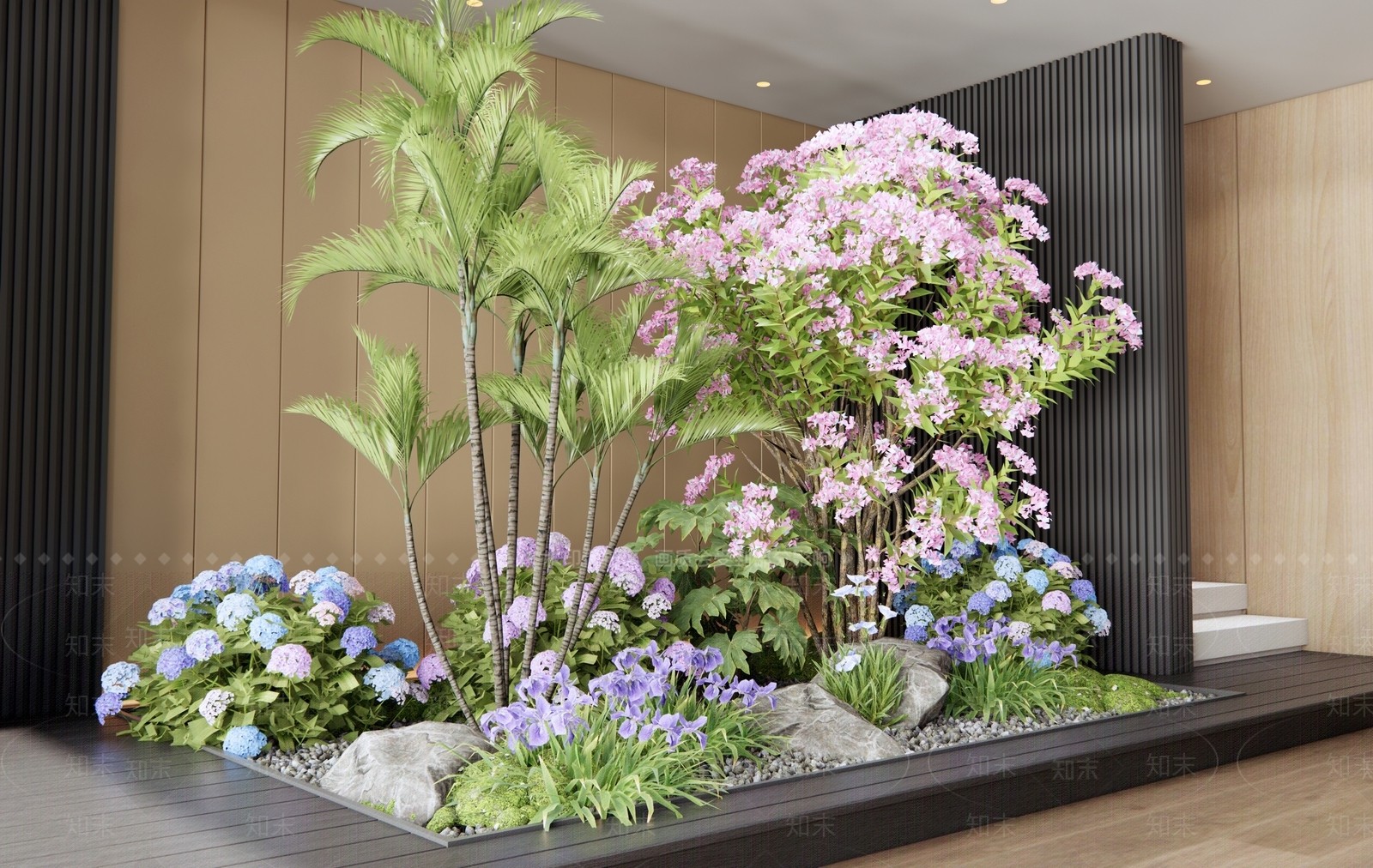 植物组合SU模型下载【ID:1199649033】