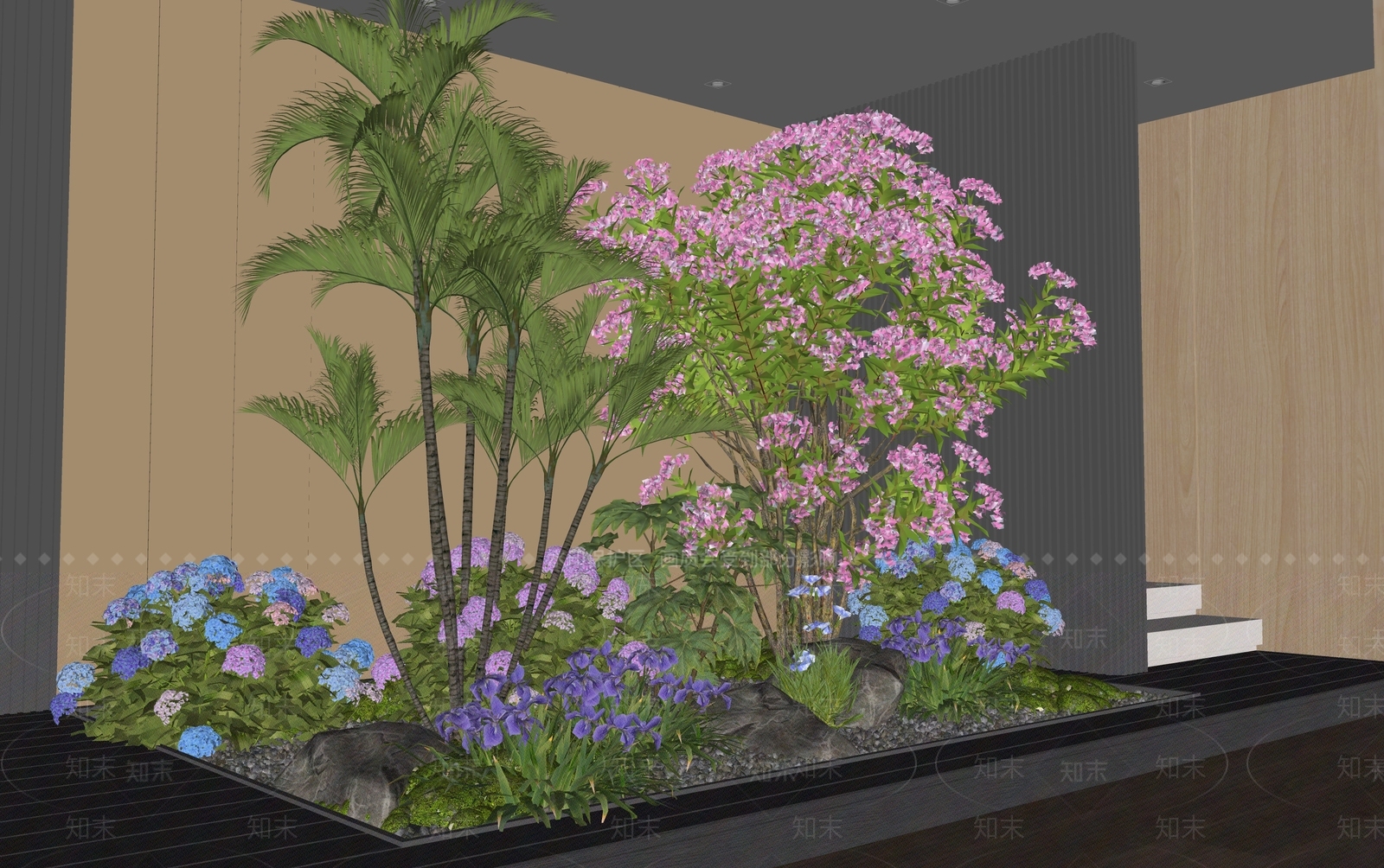 植物组合SU模型下载【ID:1199649033】