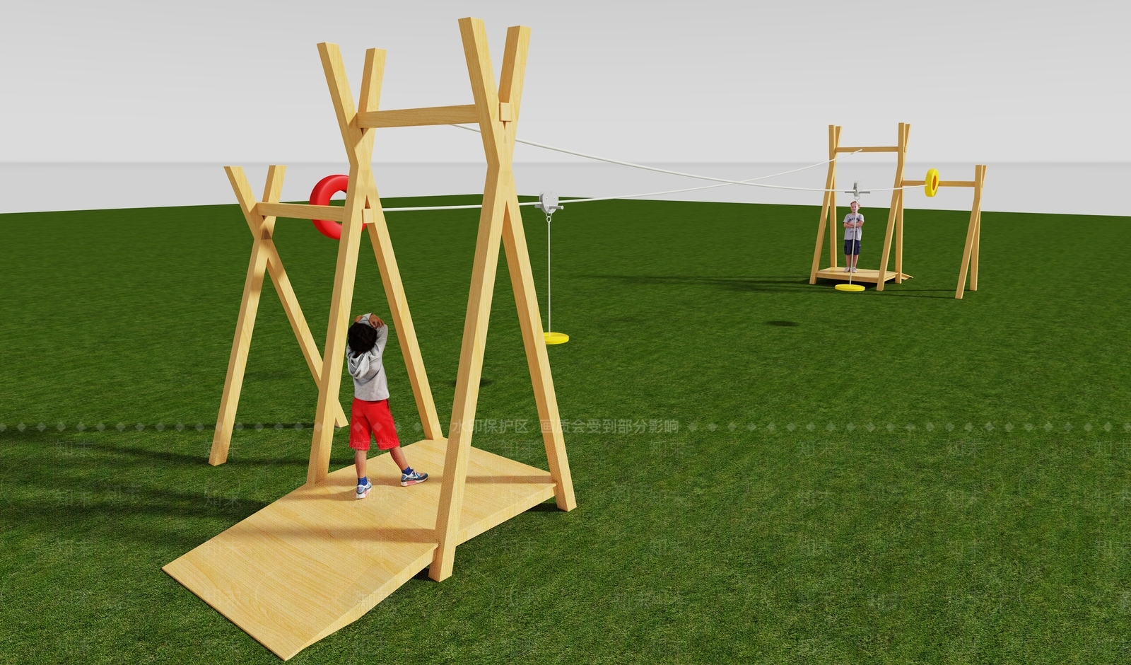 现代幼儿园3D模型下载【ID:1199653113】