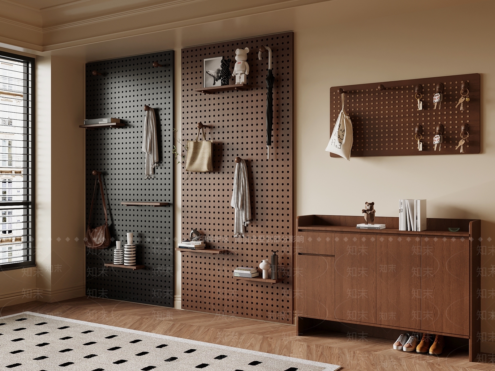 中古鞋柜3D模型下载【ID:1199658289】