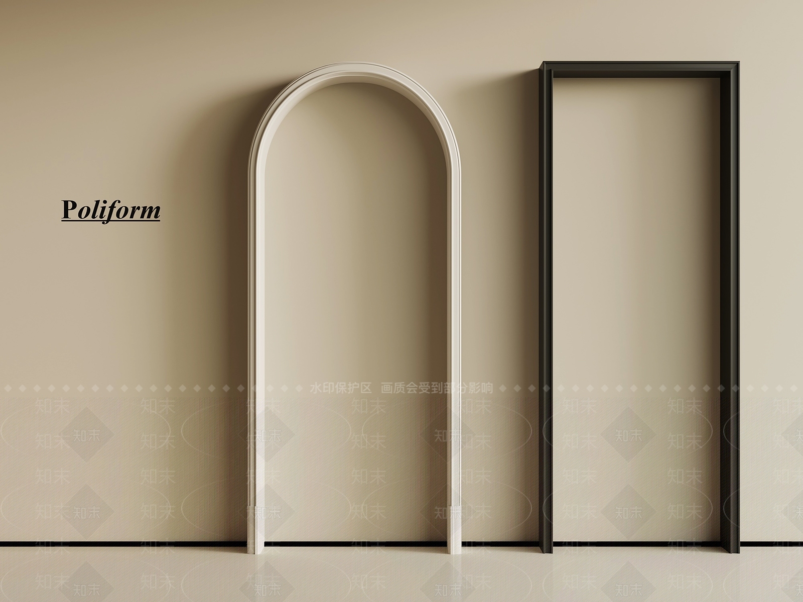 现代门套SU模型下载【ID:1199662334】