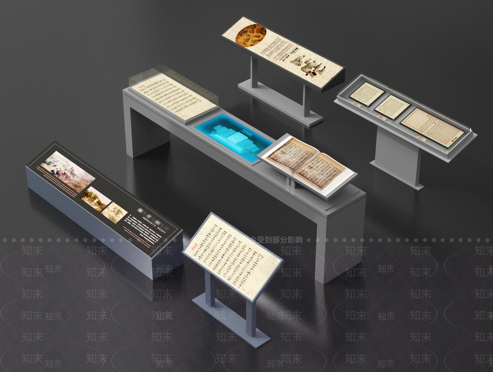 展柜SU模型下载【ID:1199664778】