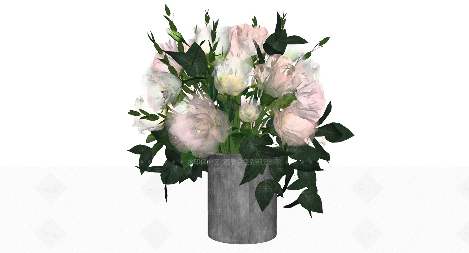 现代花瓶SU模型下载【ID:1199670791】