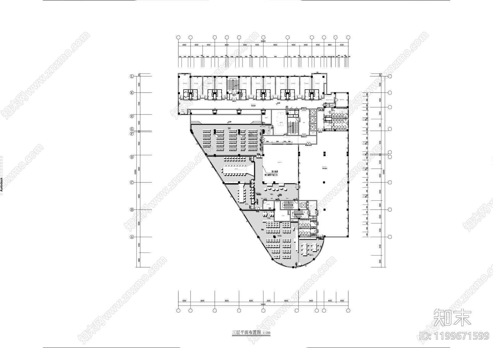 现代会所cad施工图下载【ID:1199671599】