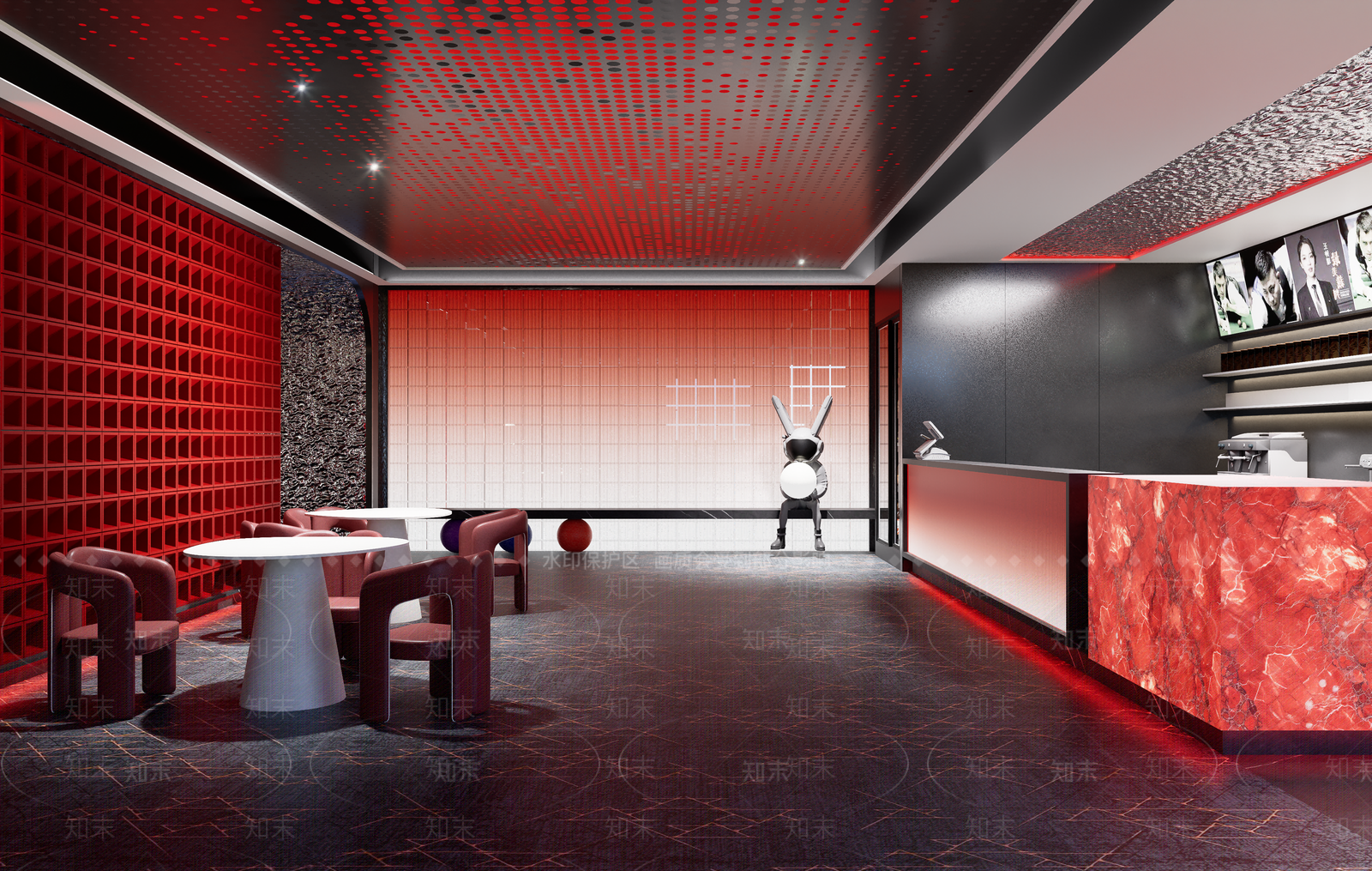 现代台球室SU模型下载【ID:1200461782】