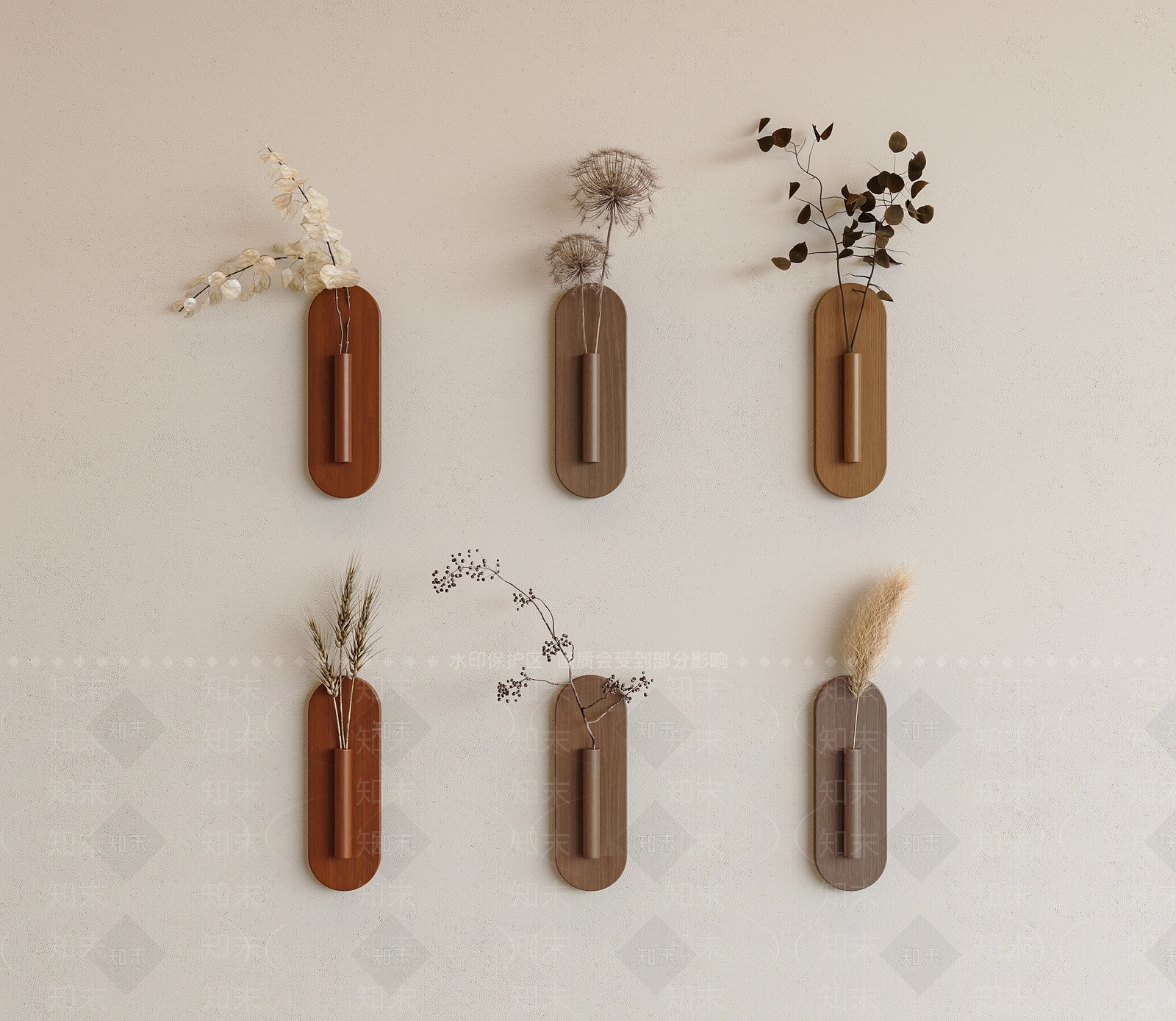 中古侘寂挂件3D模型下载【ID:1199680755】