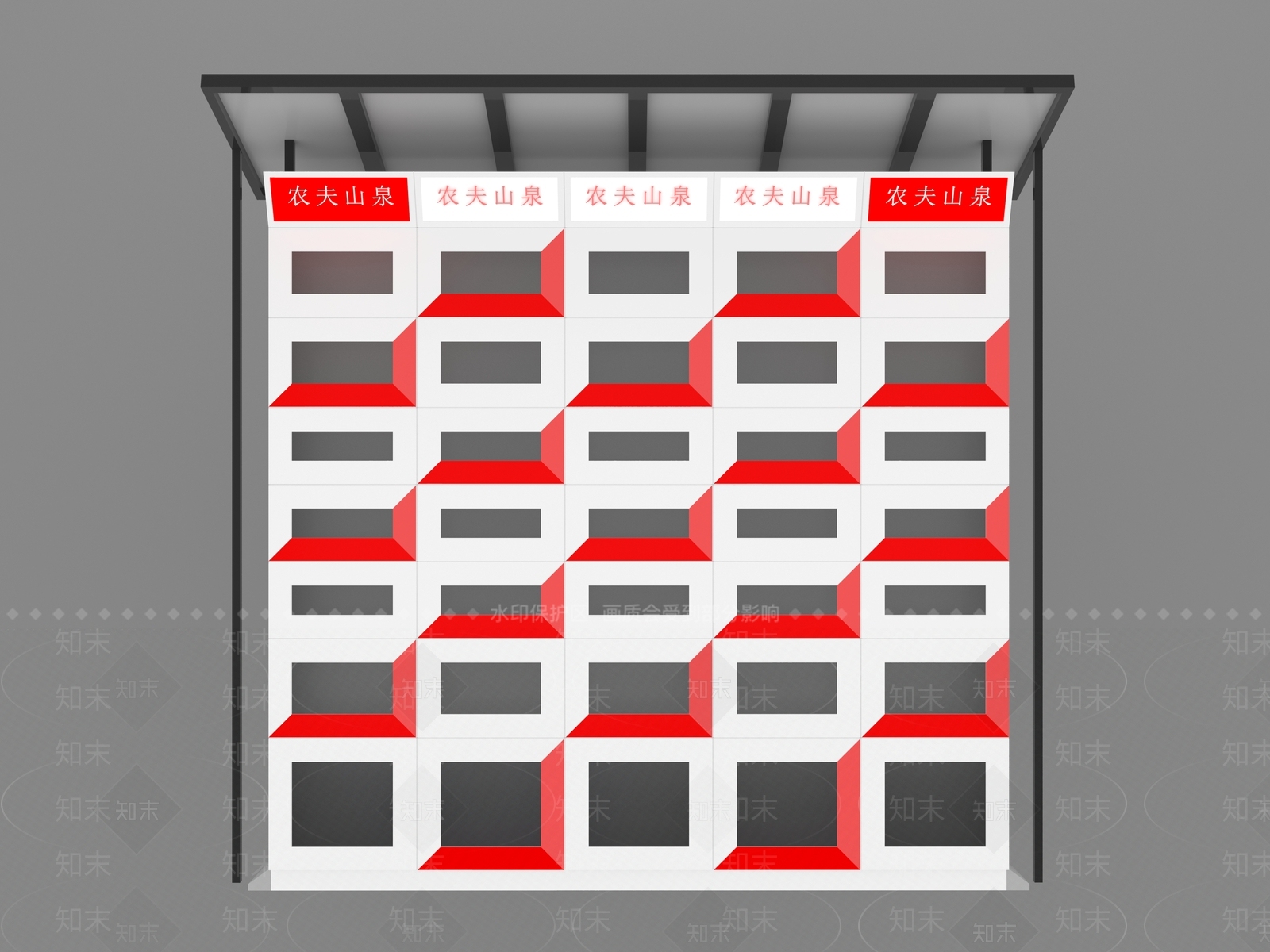 现代街道设施3D模型下载【ID:1199681888】