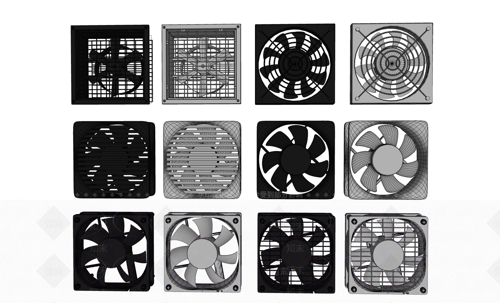 管道零件SU模型下载【ID:1199686466】