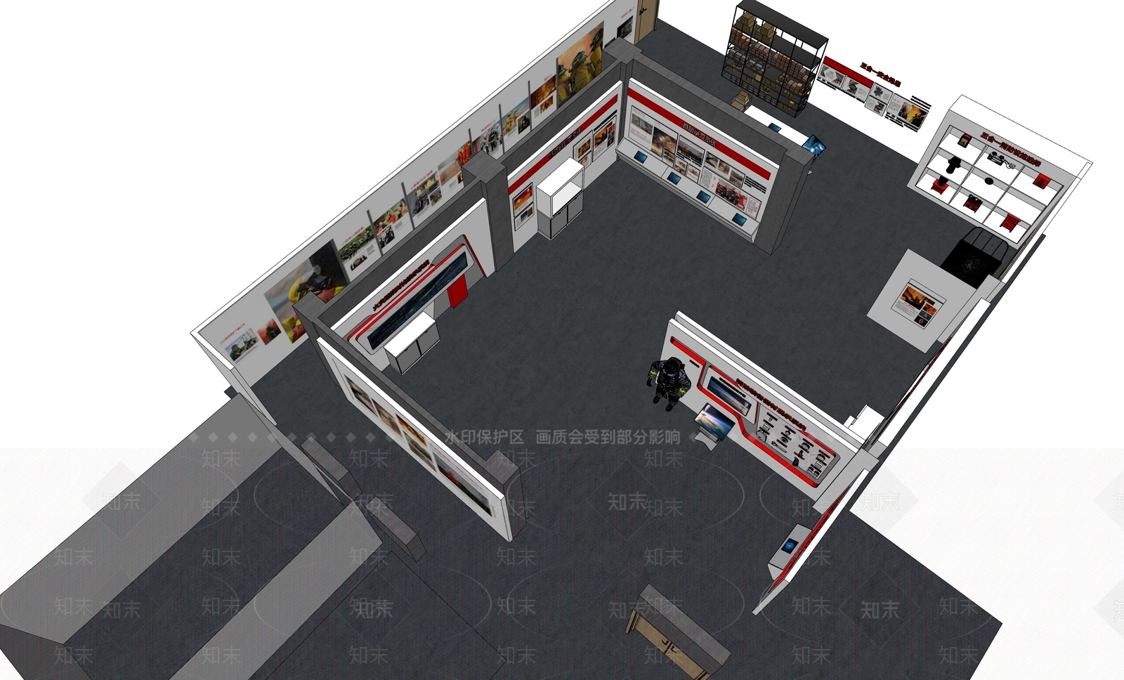 现代其他文化空间SU模型下载【ID:1199687202】