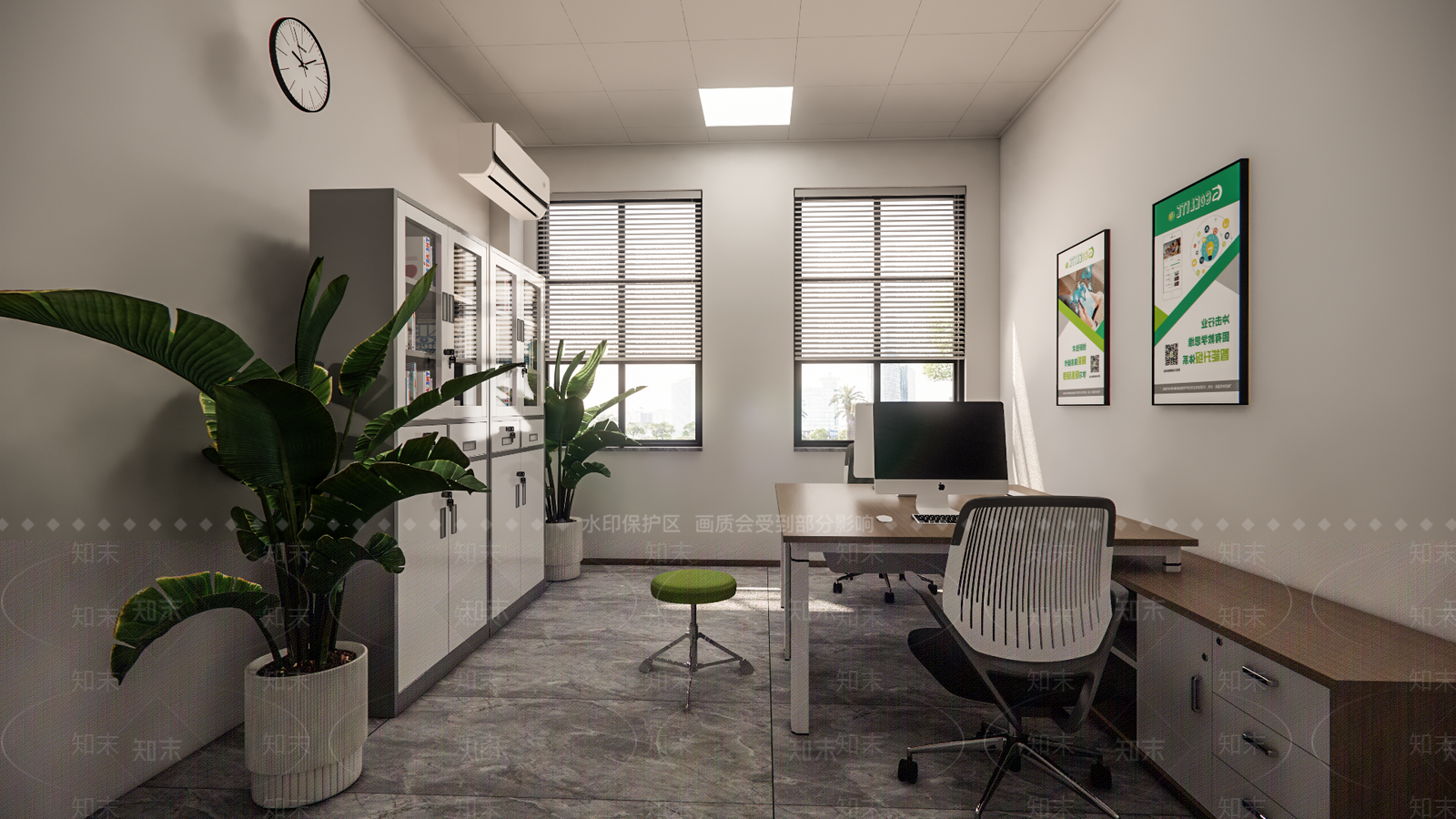 现代办公室SU模型下载【ID:1199688283】