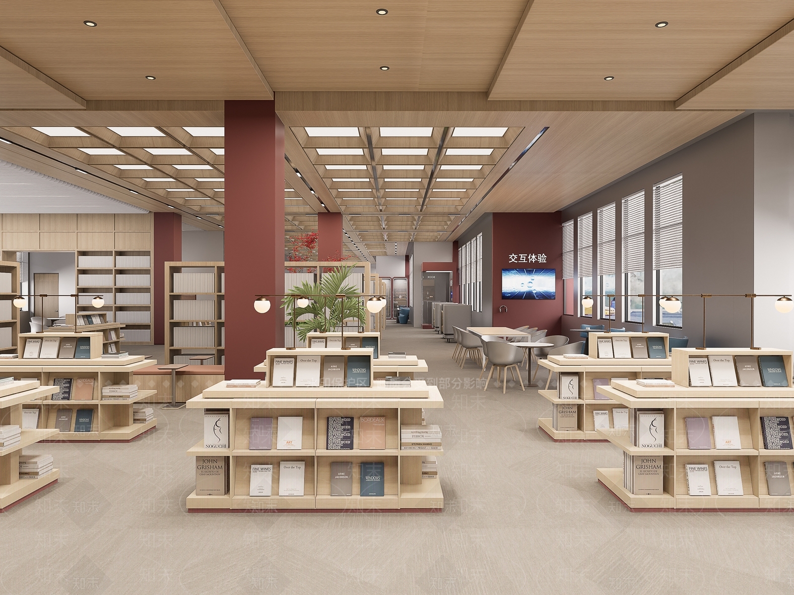 现代图书馆SU模型下载【ID:1199689381】