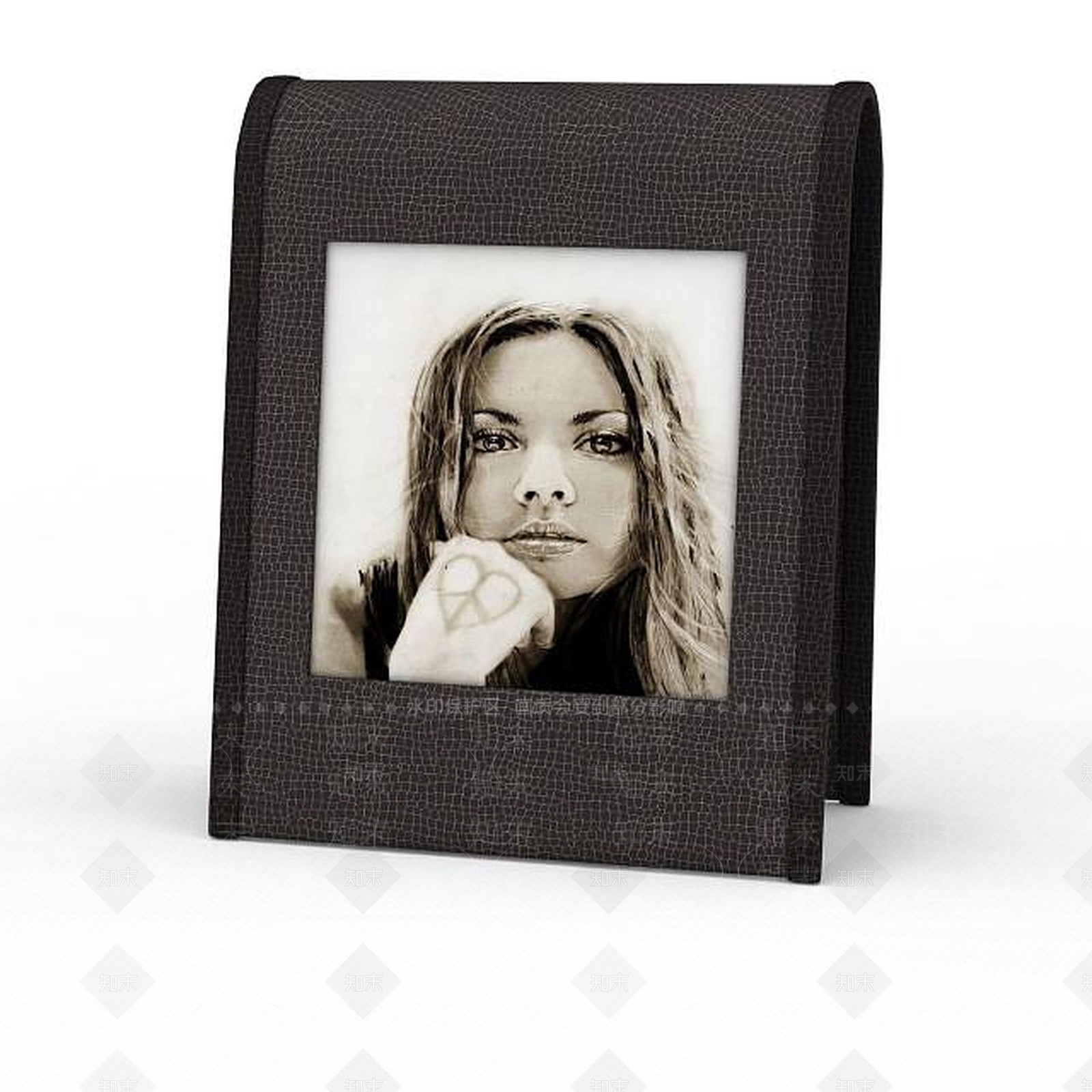 现代牛皮相框3D模型下载【ID:1199690957】