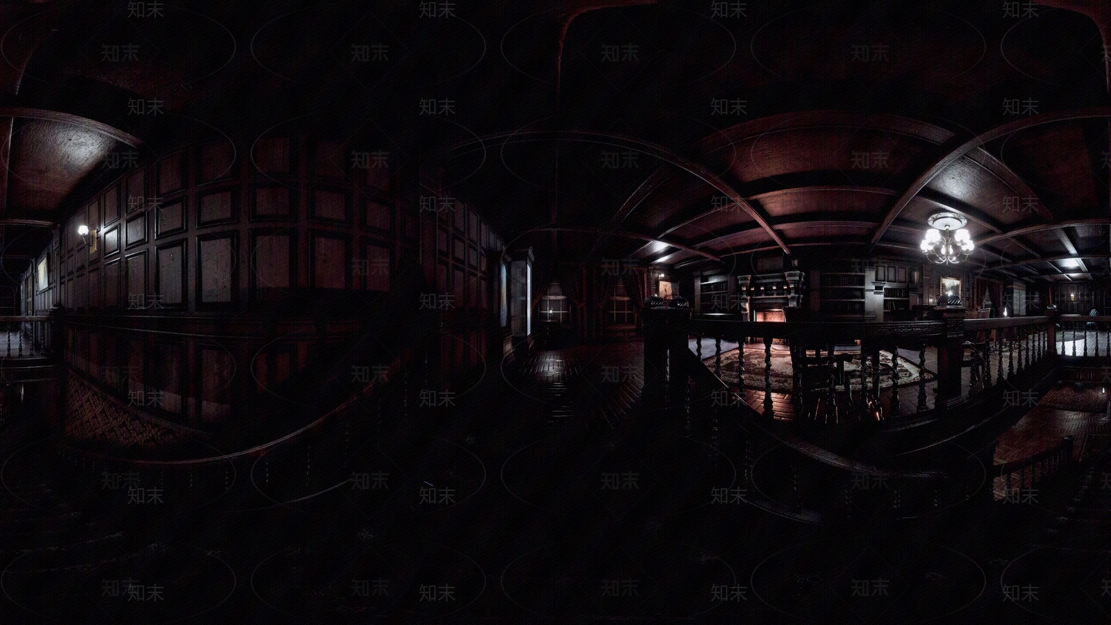 复古室内HDR贴图下载【ID:1199690951】