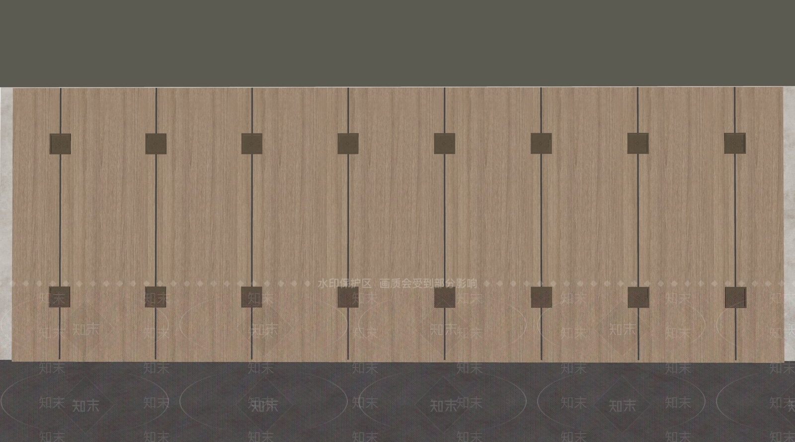 新中式中式护墙板SU模型下载【ID:1199691138】