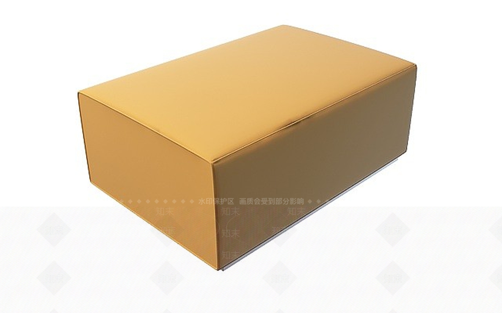 现代黄色沙发凳3D模型下载【ID:1199691748】