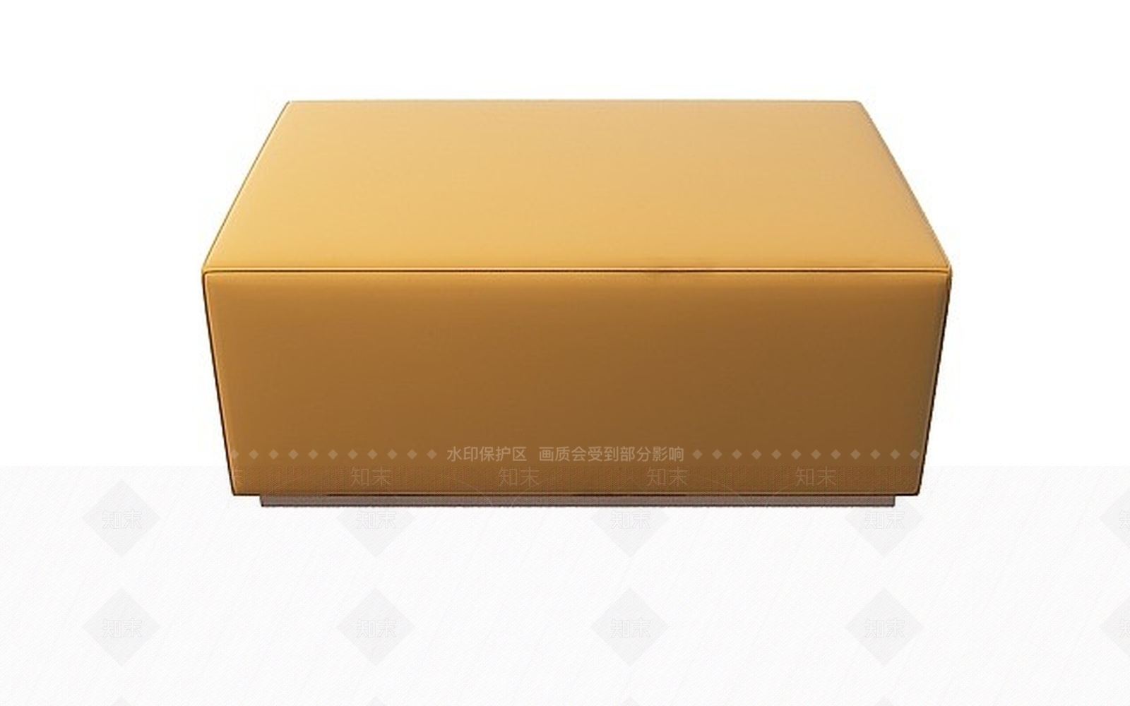 现代黄色沙发凳3D模型下载【ID:1199691748】