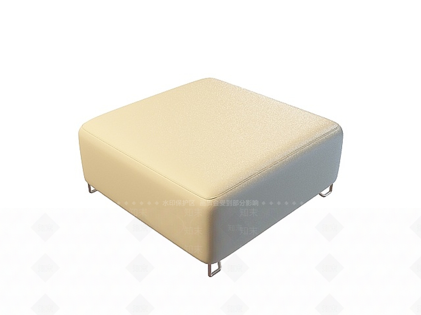 现代卧室小沙发凳3D模型下载【ID:1199693727】