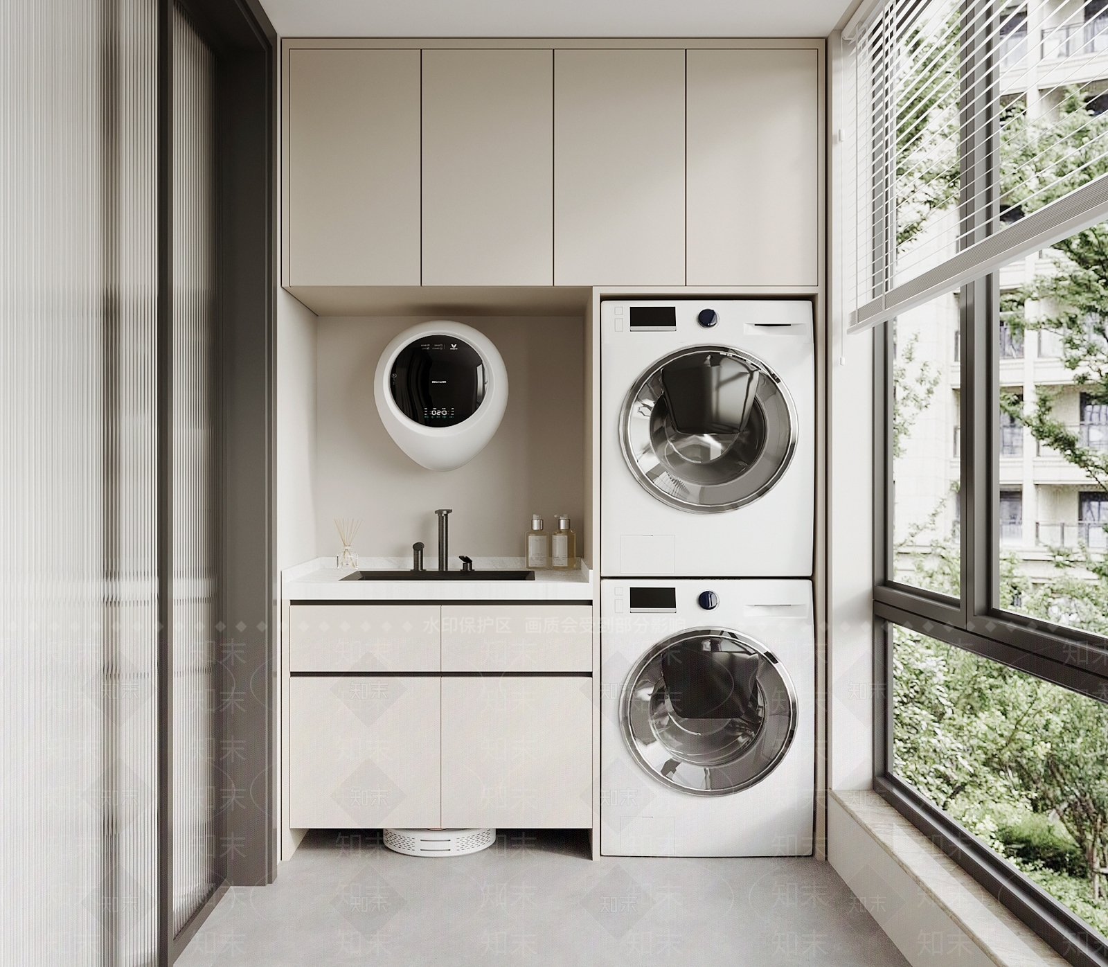 现代阳台3D模型下载【ID:1199694279】