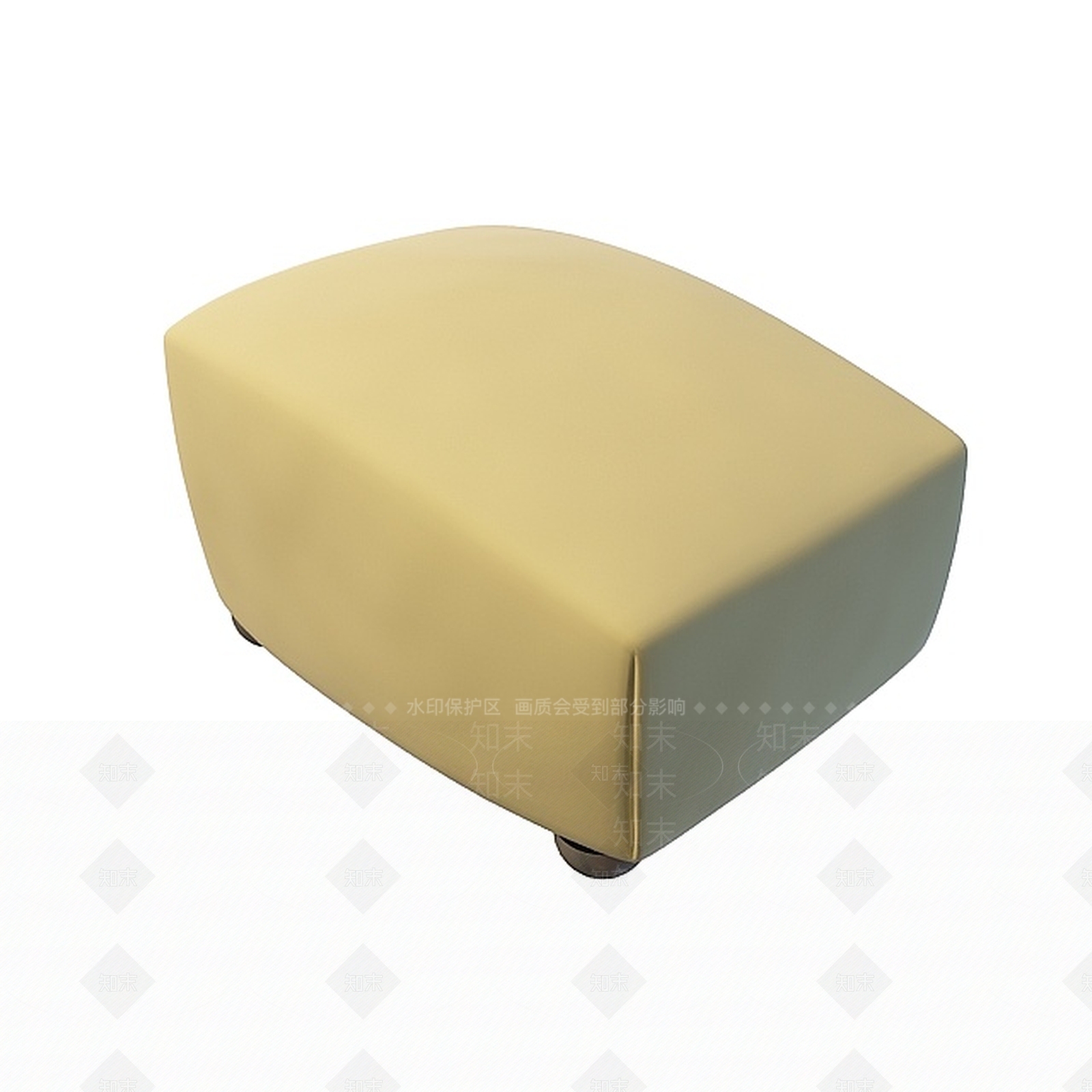现代小型沙发凳3D模型下载【ID:1199694372】