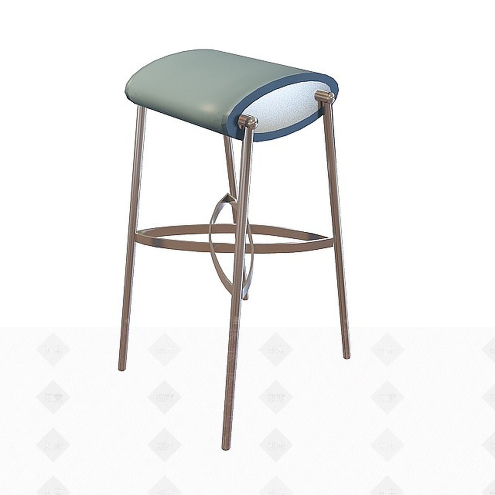 现代酒吧面包凳3D模型下载【ID:1199695385】