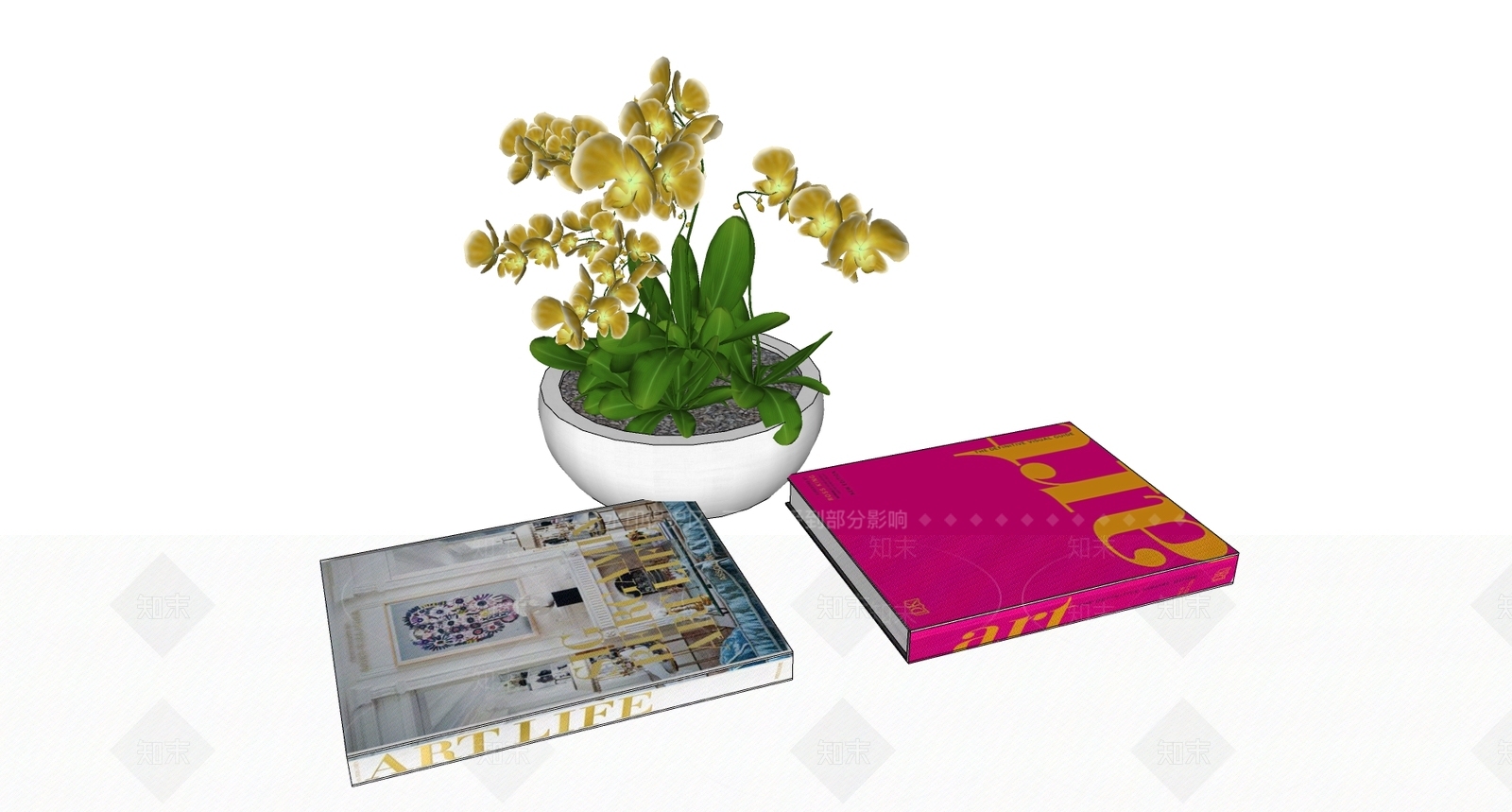 现代花艺SU模型下载【ID:1199697154】