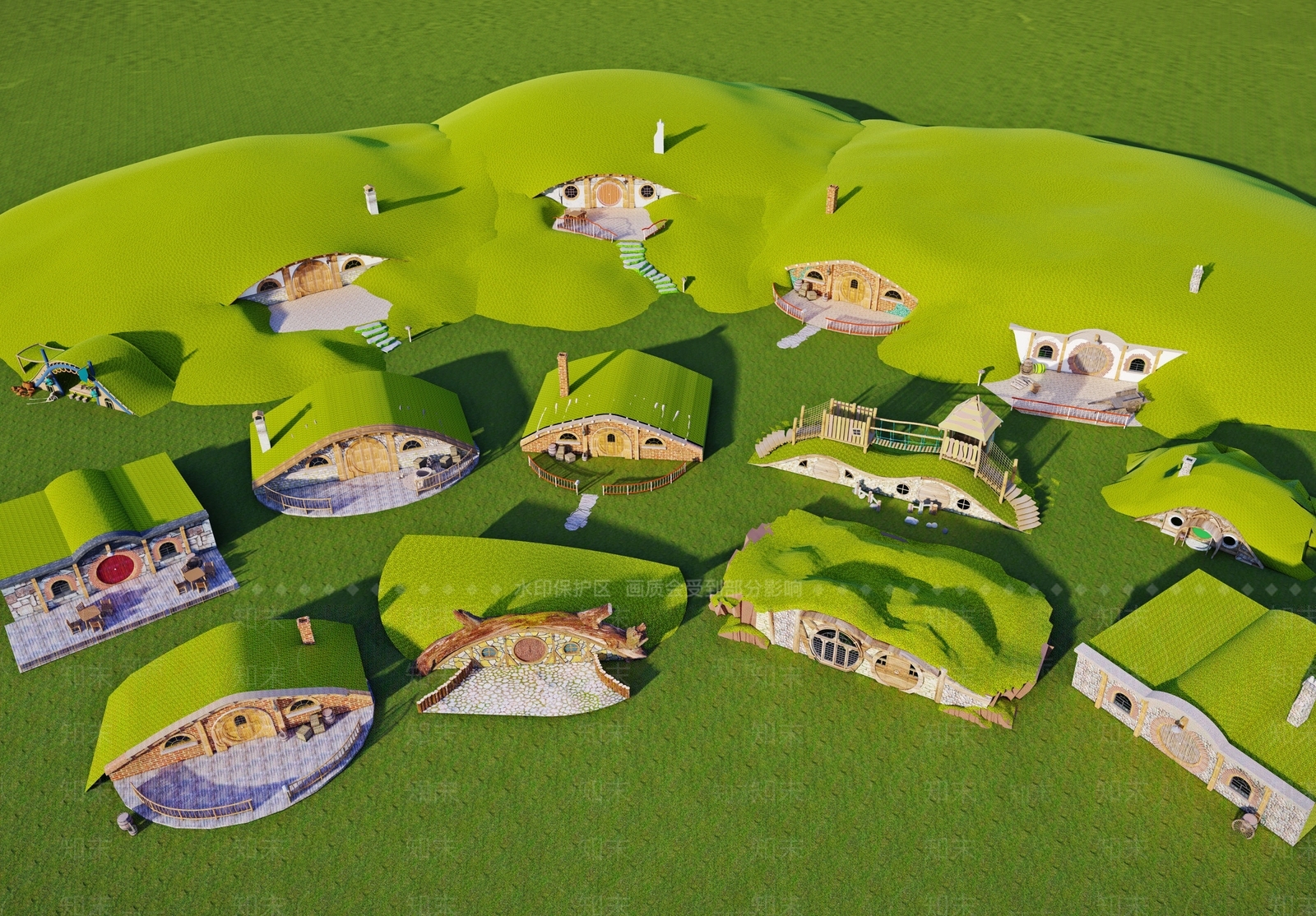 现代娱乐建筑3D模型下载【ID:1199700305】