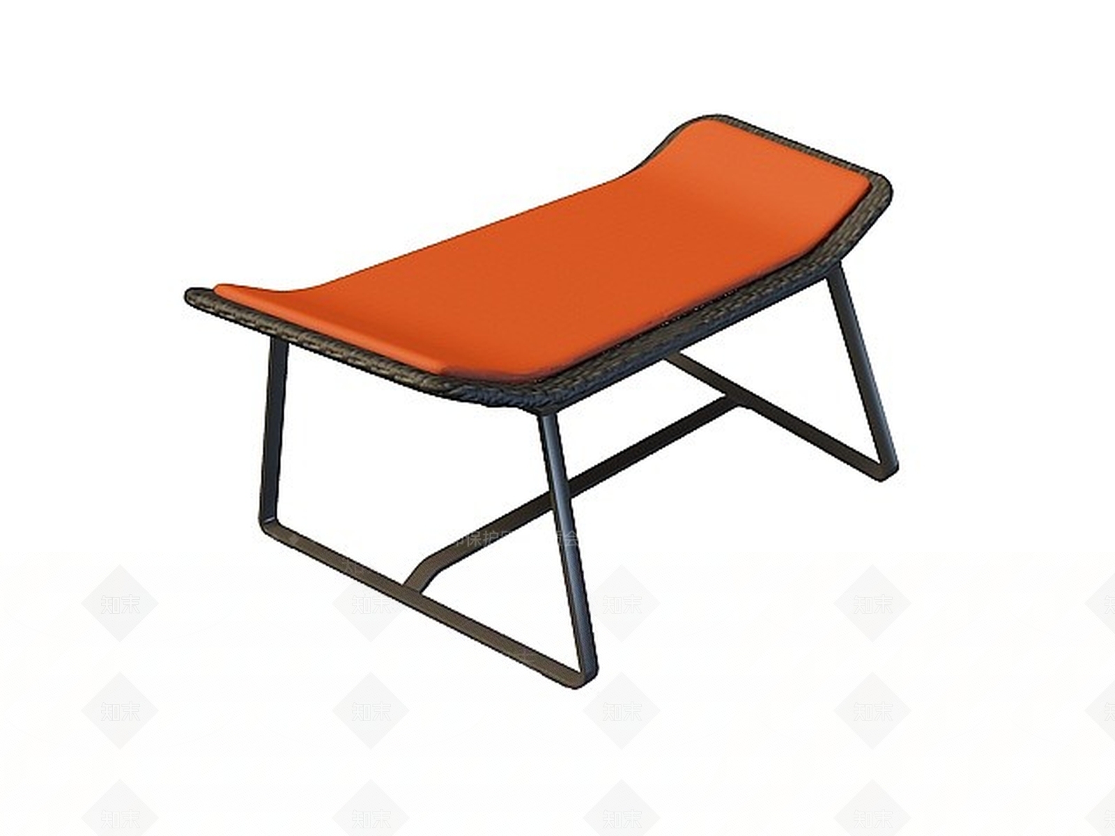 现代休闲脚凳3D模型下载【ID:1199700724】