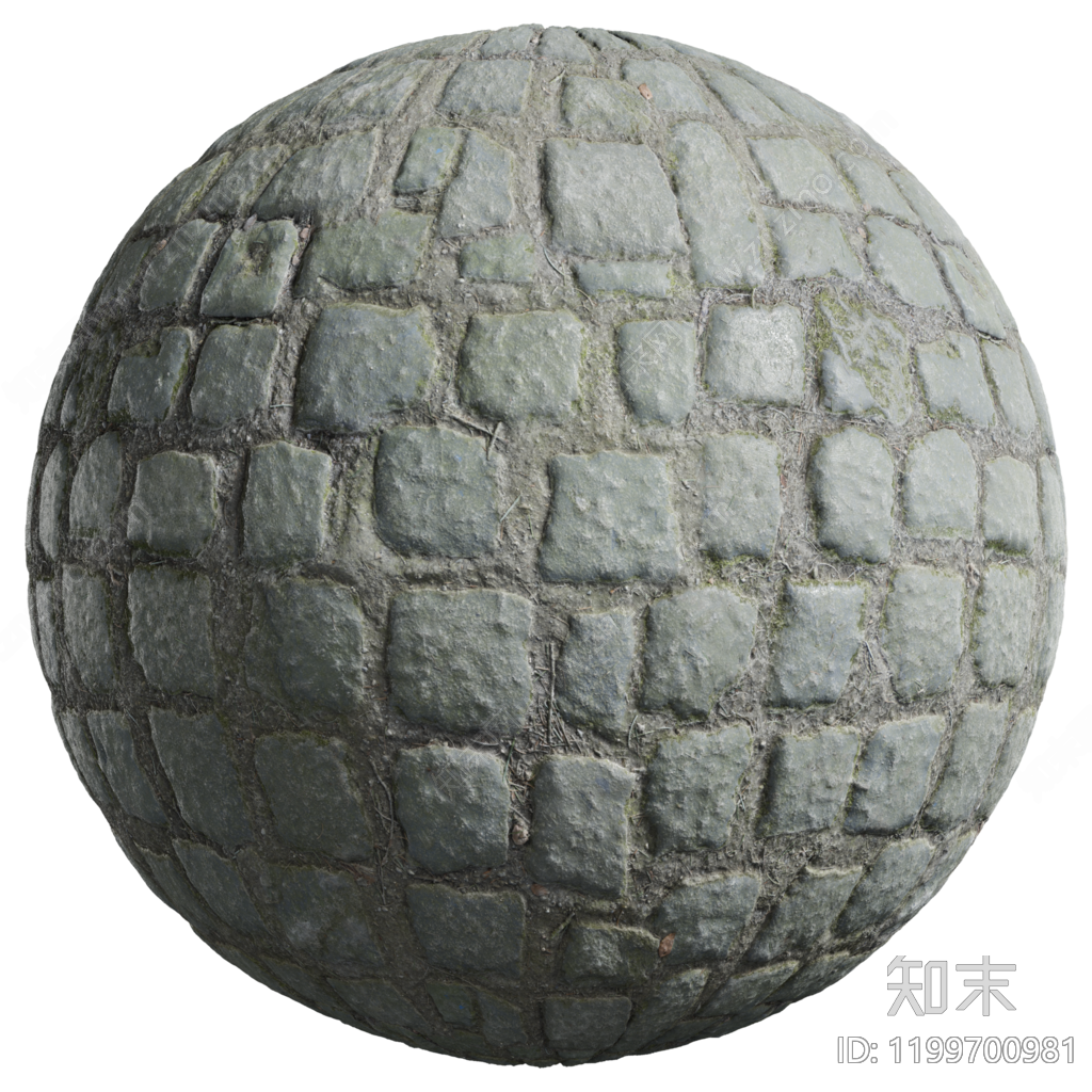 青石石块地面小方块石材贴图下载【ID:1199700981】