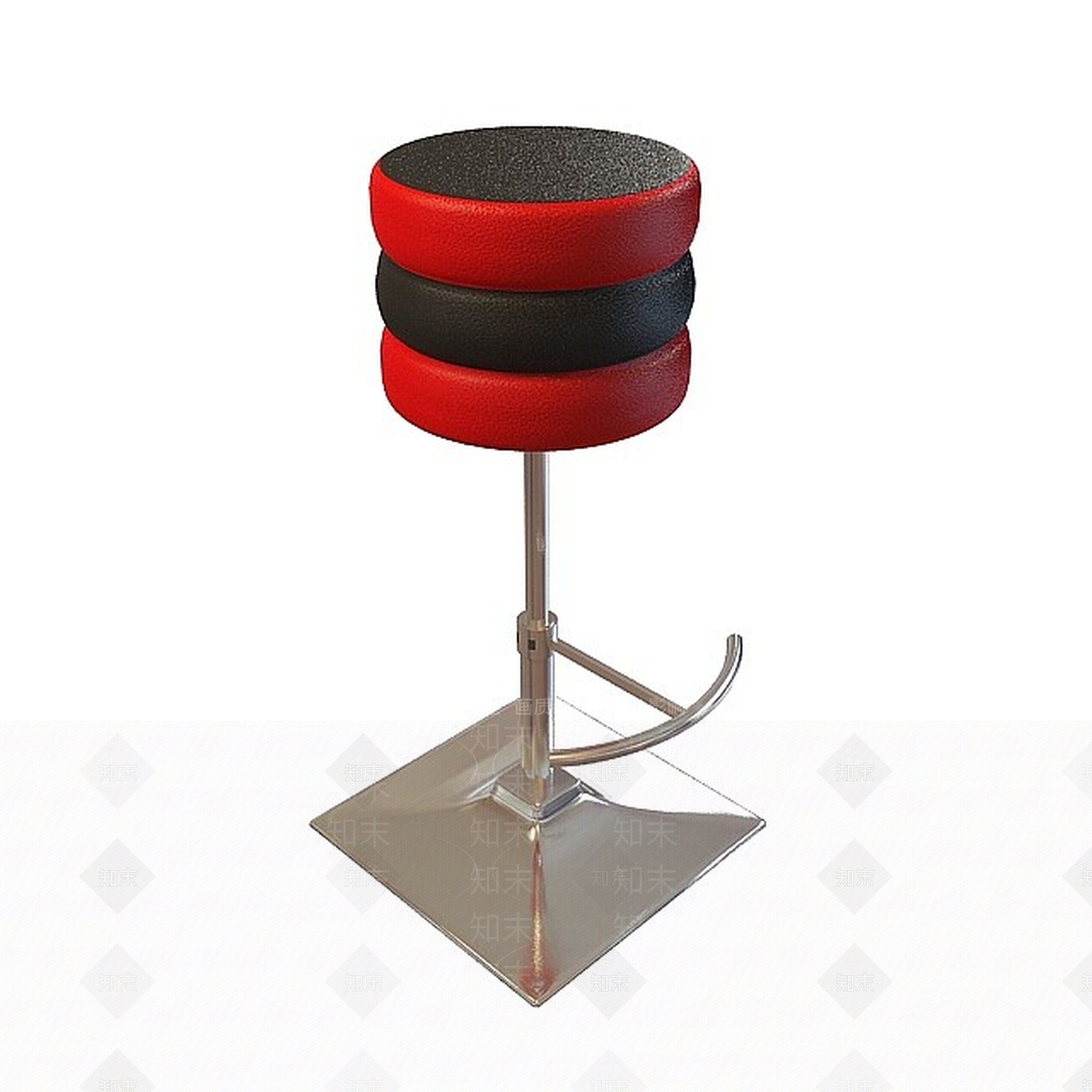 现代美容美发凳3D模型下载【ID:1199701842】