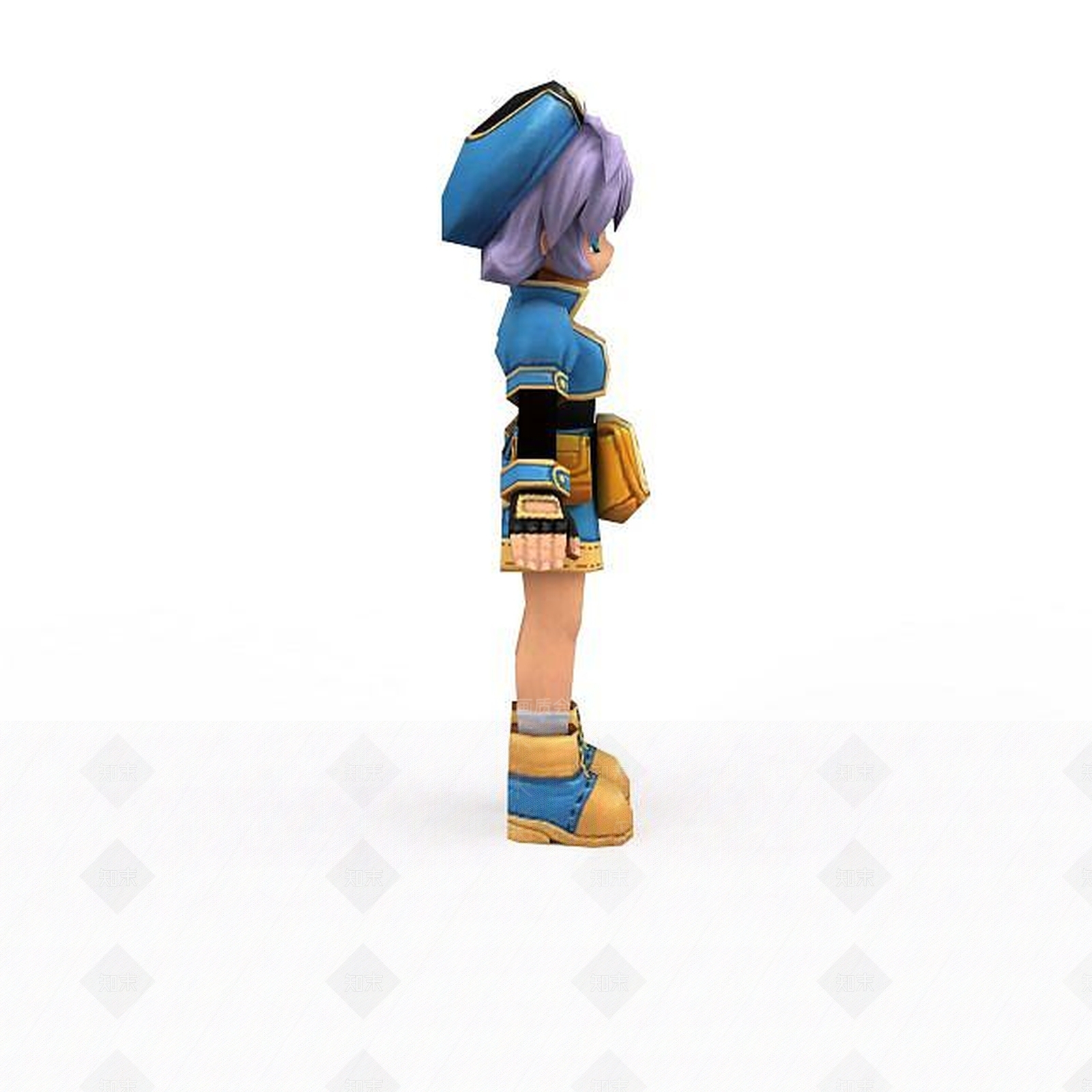 现代动漫人物日系女孩3D模型下载【ID:1199703170】