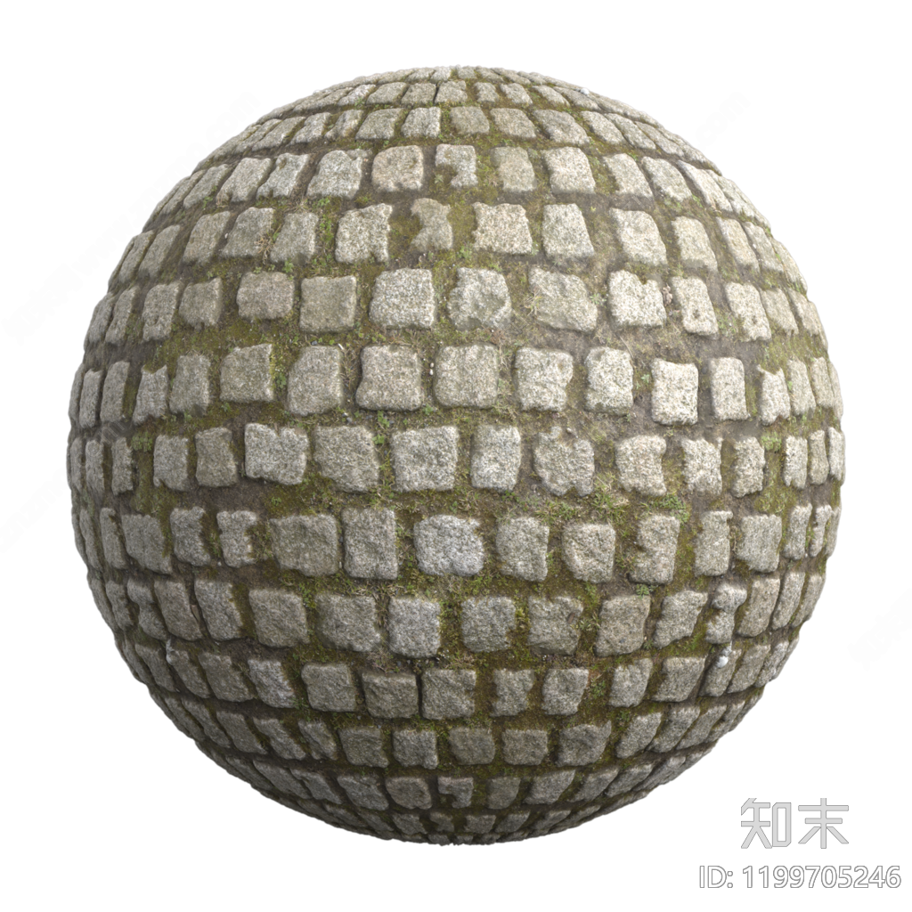 石材小砖露土自然石材铺法贴图下载【ID:1199705246】