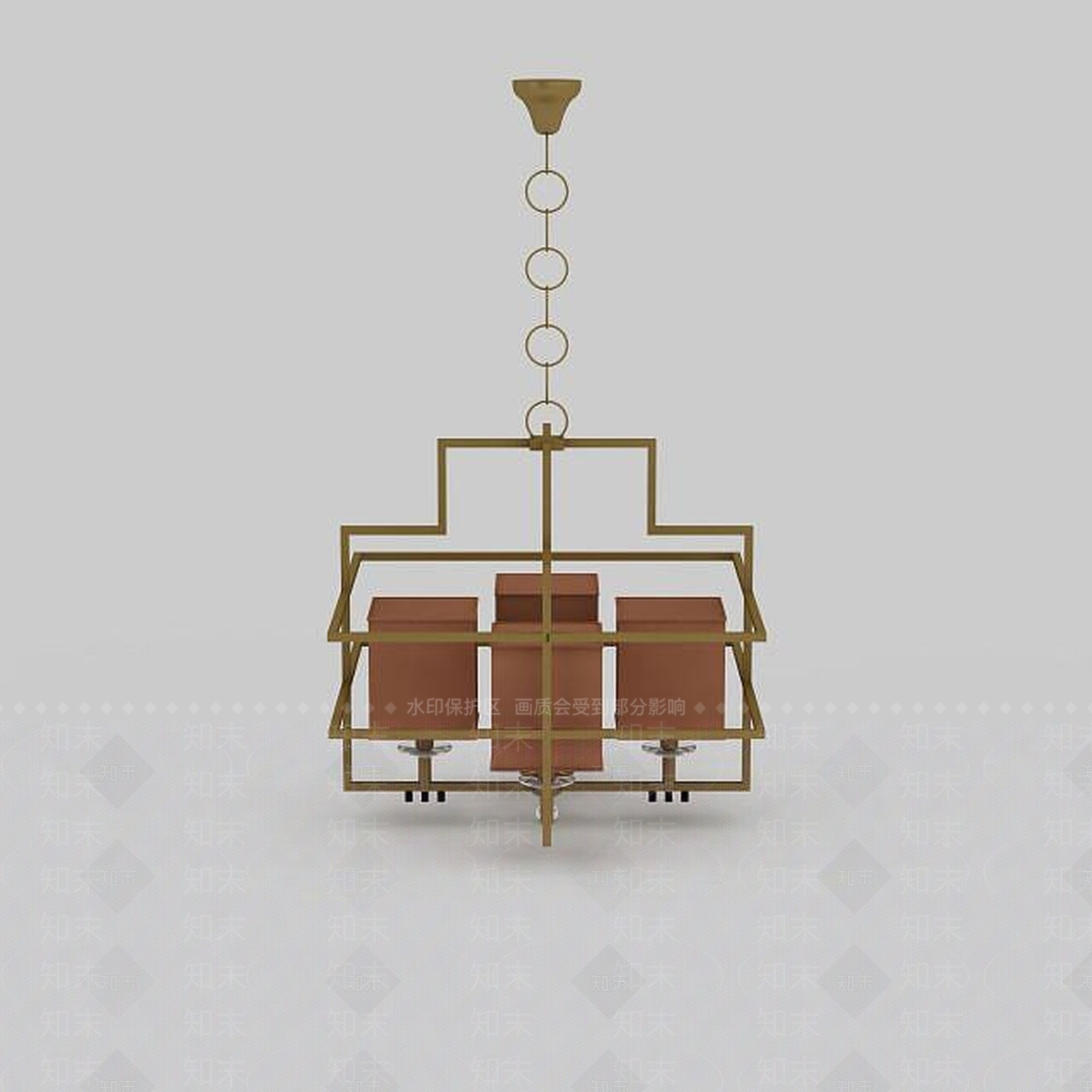 现代装饰吊灯3D模型下载【ID:1199705602】