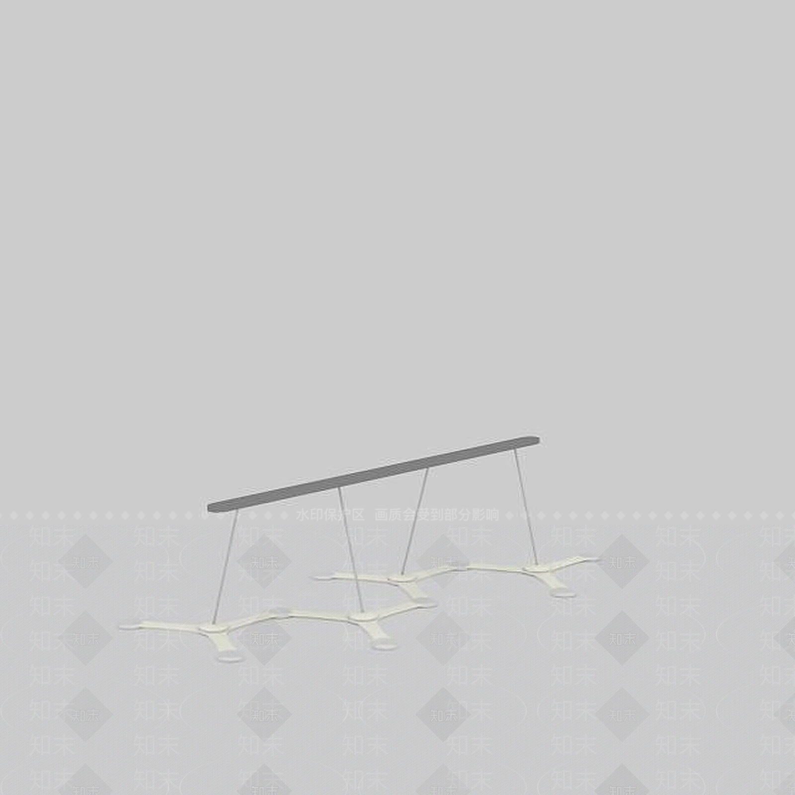 现代创意餐厅吊灯3D模型下载【ID:1199706265】