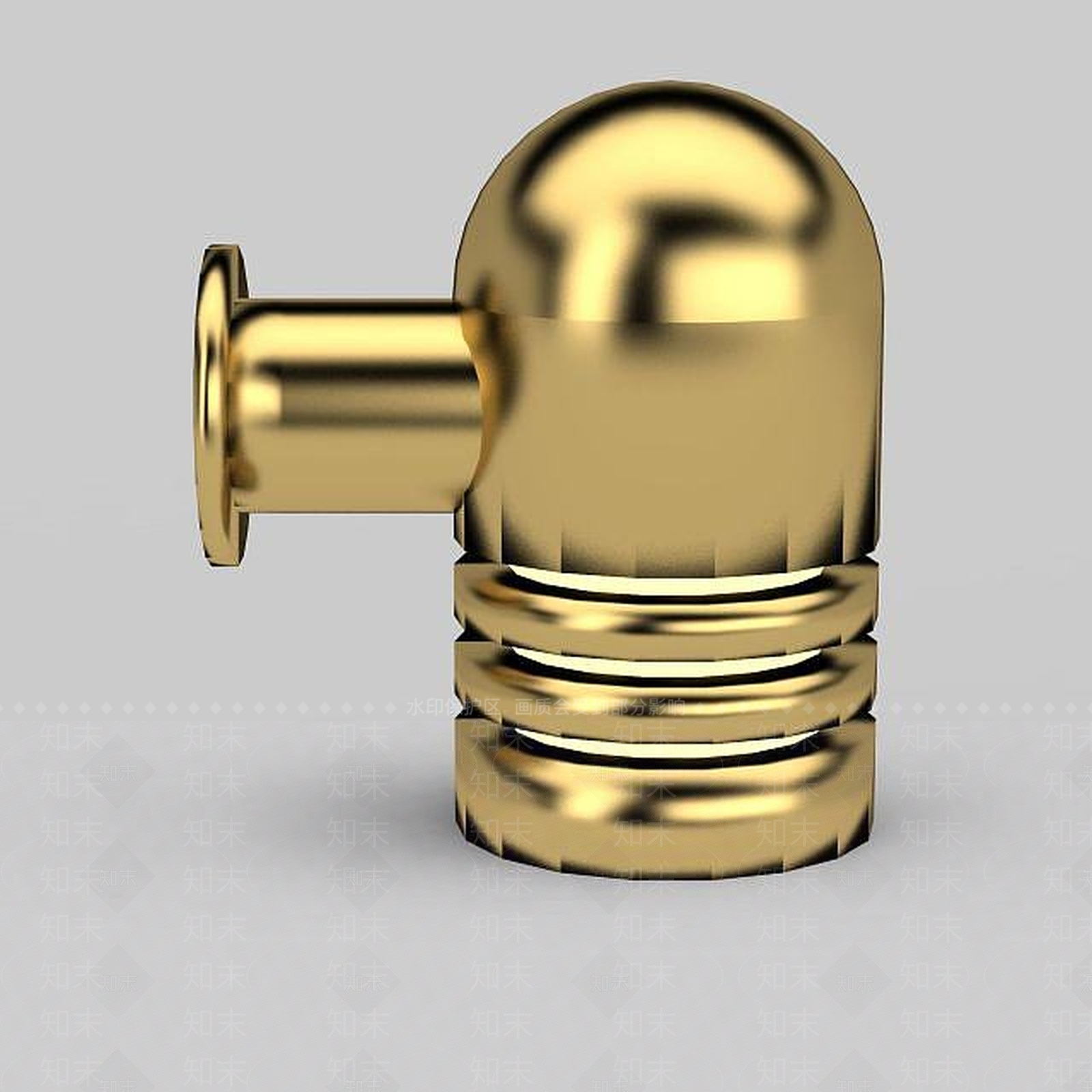 现代金色壁灯3D模型下载【ID:1199706528】