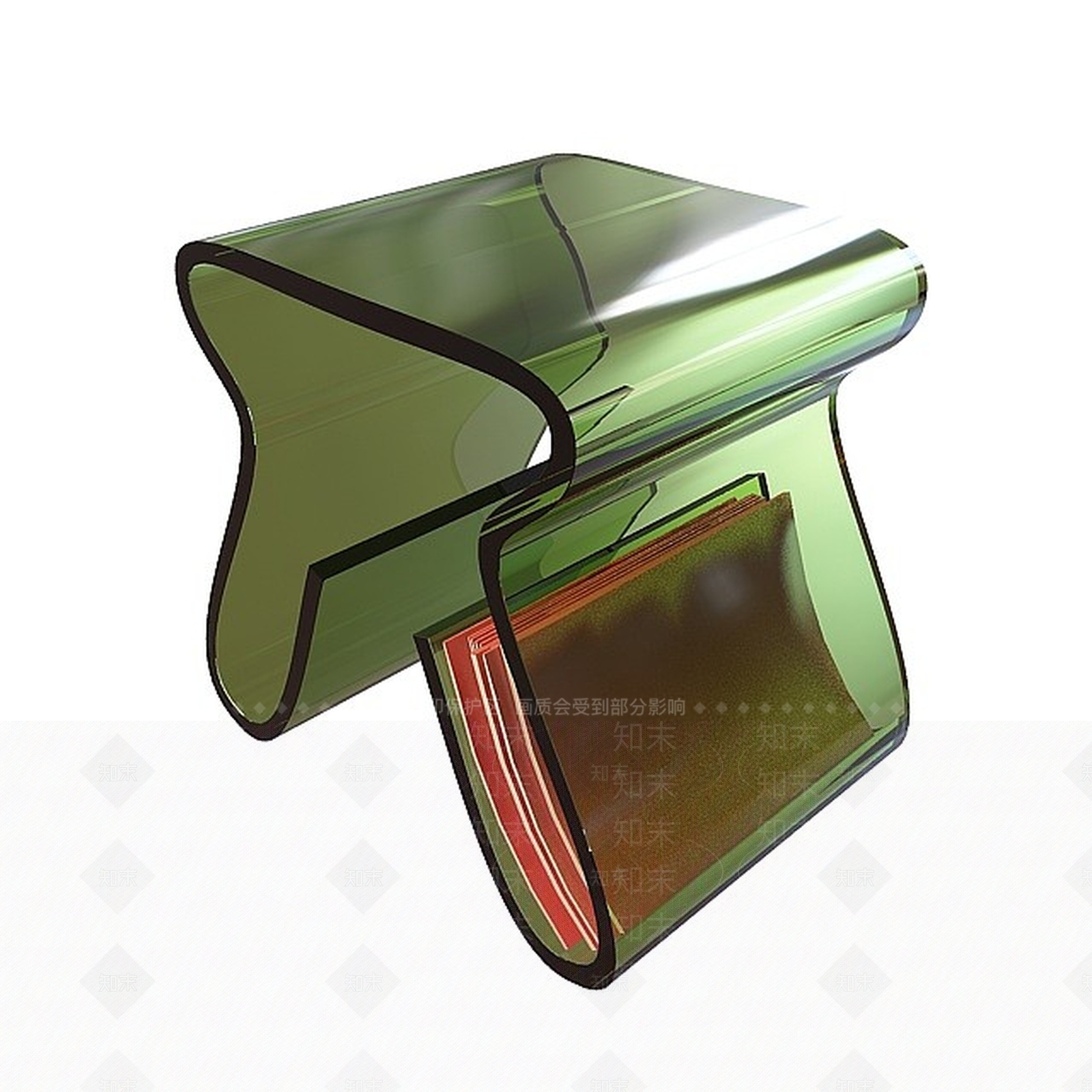 现代玻璃凳3D模型下载【ID:1199706733】