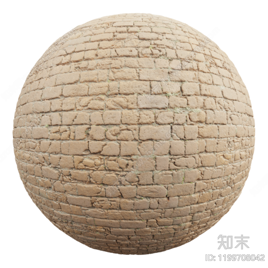 黄色碎裂自然墙砖地砖贴图下载【ID:1199708042】