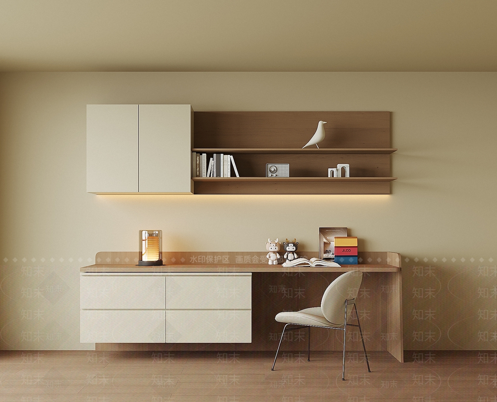 现代书桌3D模型下载【ID:1199712582】