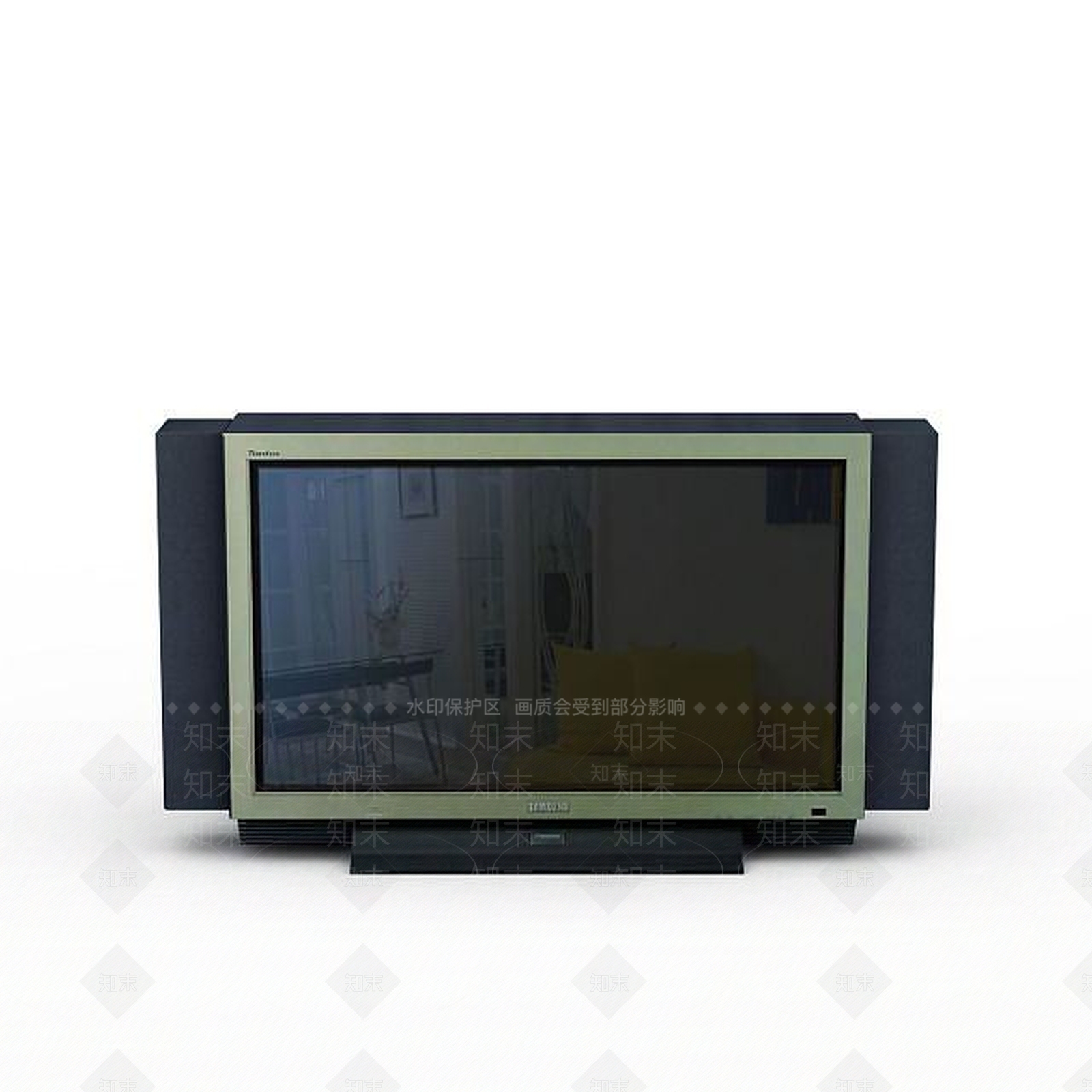 现代老式电视机3D模型下载【ID:1199715046】