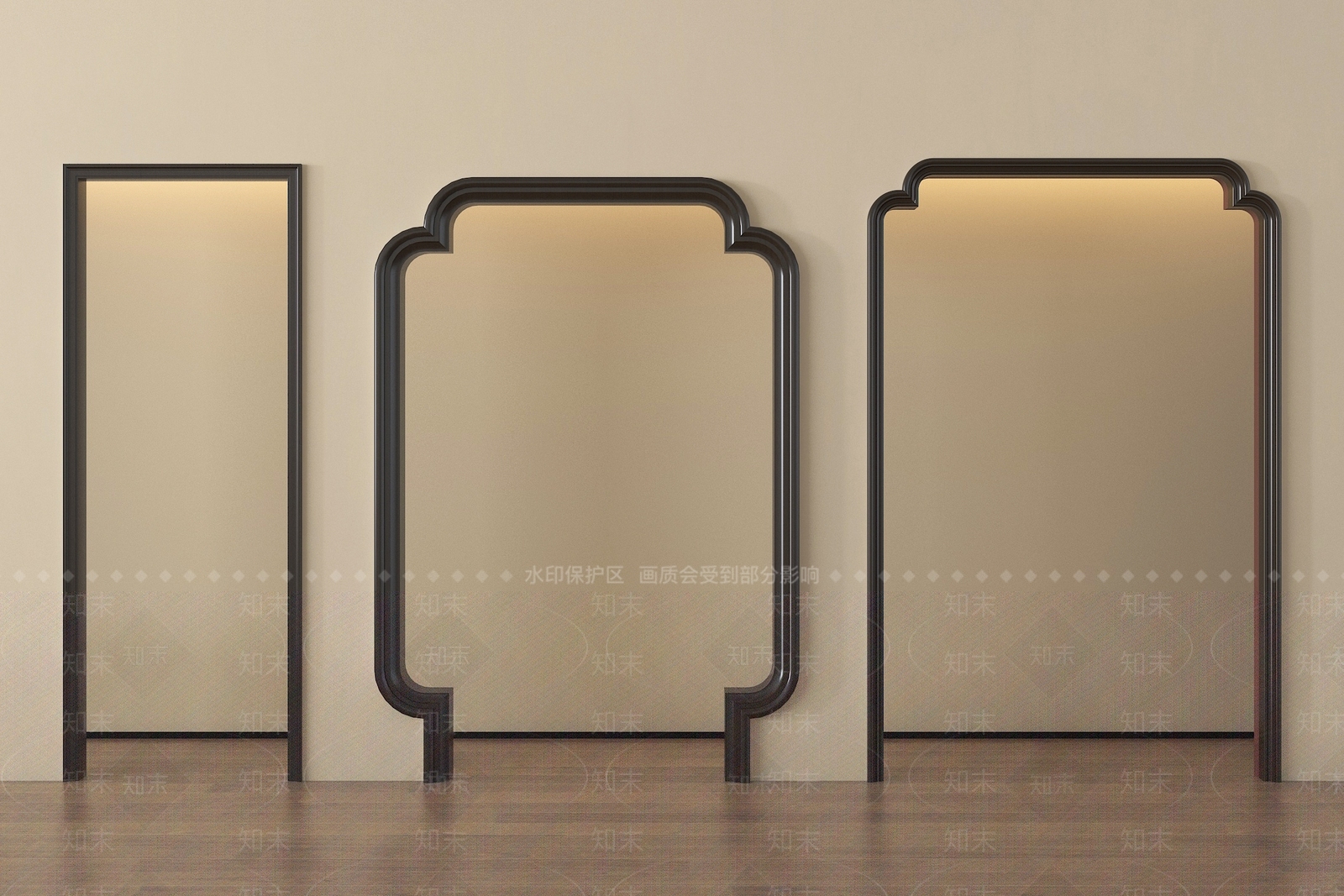 新中式门套SU模型下载【ID:1199717234】