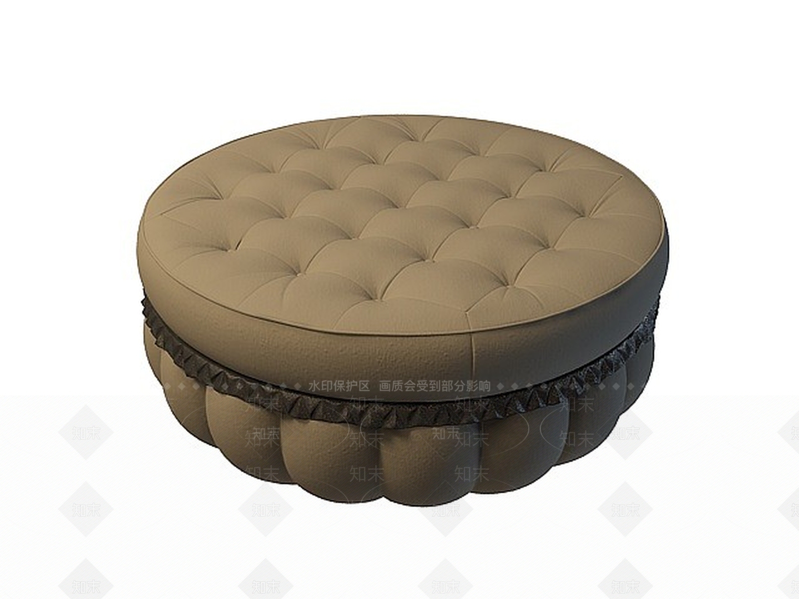 现代高贵脚凳3D模型下载【ID:1199717388】