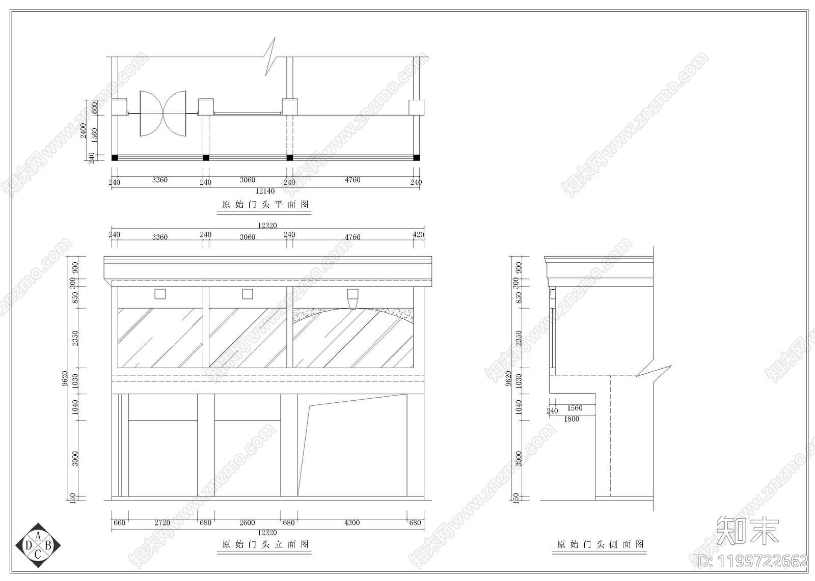 现代其他公共空间cad施工图下载【ID:1199722662】