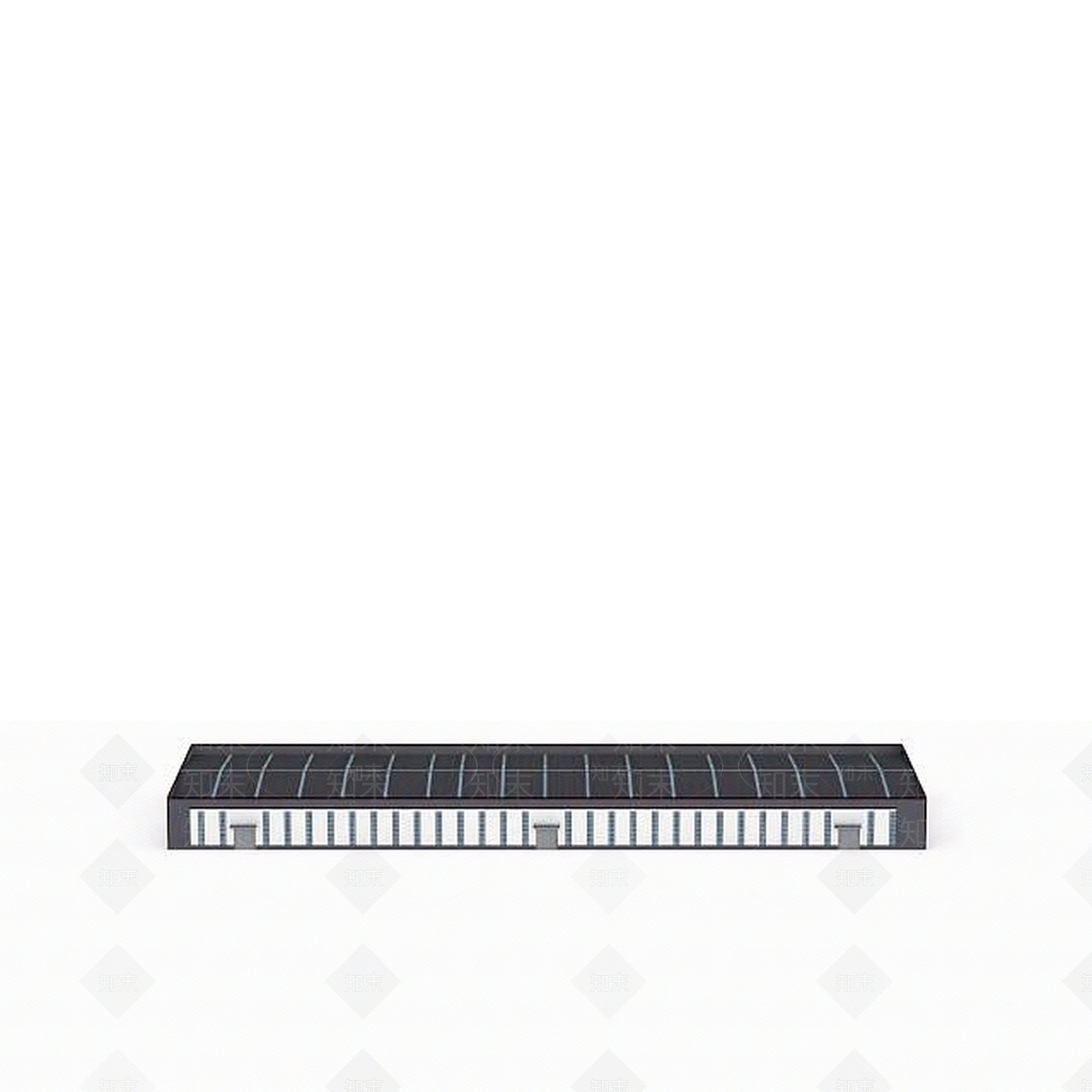 现代厂房3D模型下载【ID:1199723550】