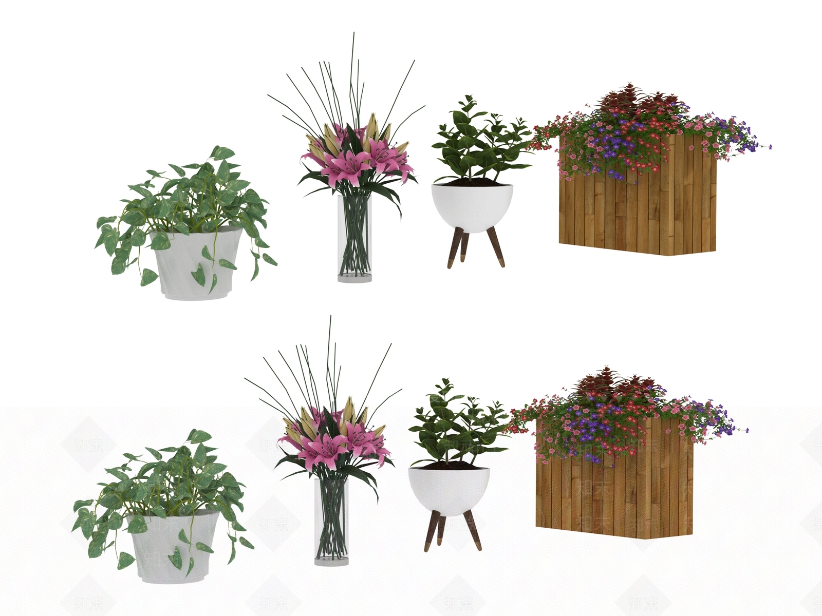 盆栽3D模型下载【ID:1199724622】